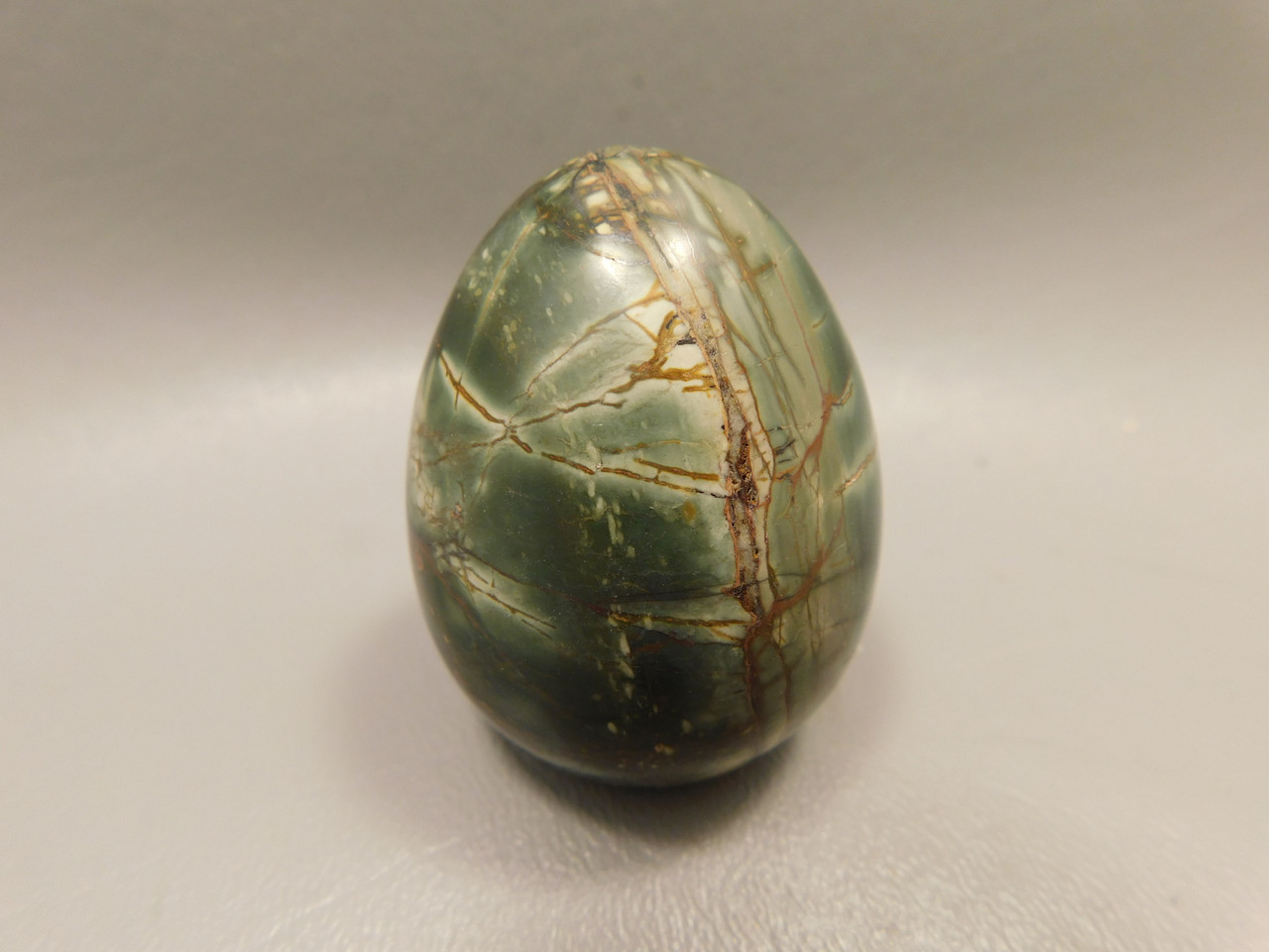 Cherry Creek Jasper Egg 2 inch Rock Mineral Red Creek Stone #O8