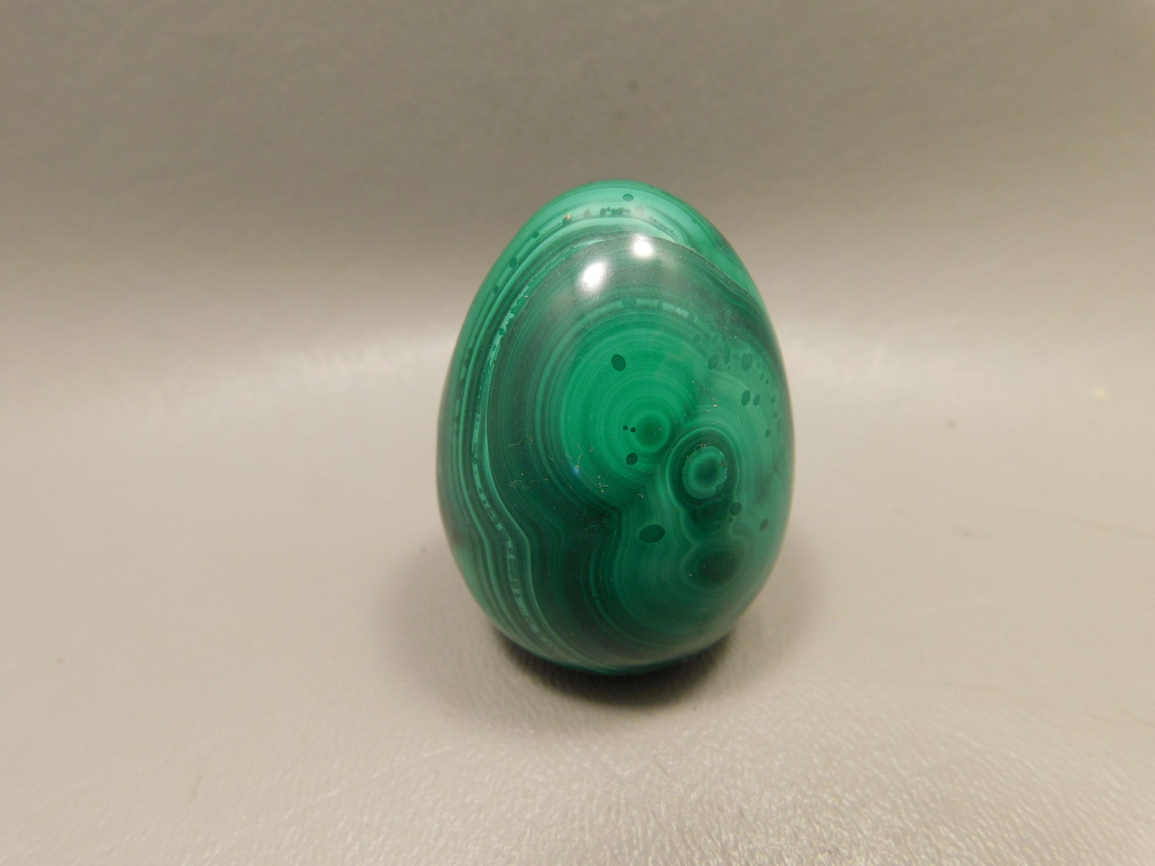 Malachite Stone Egg 1.8 inch Gemstone African Green Rock #O1