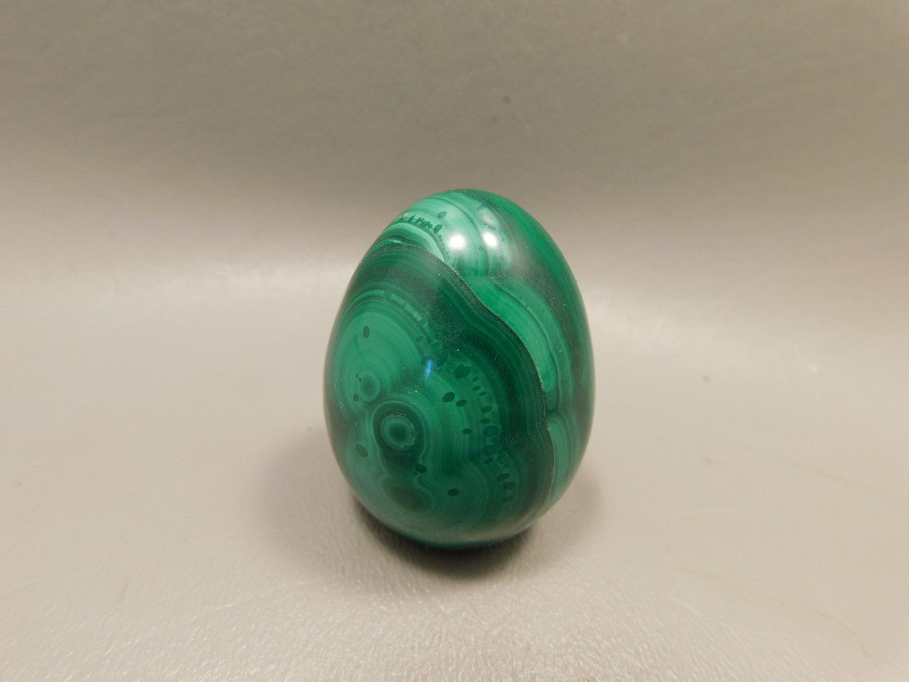 Malachite Stone Egg 1.8 inch Gemstone African Green Rock #O1