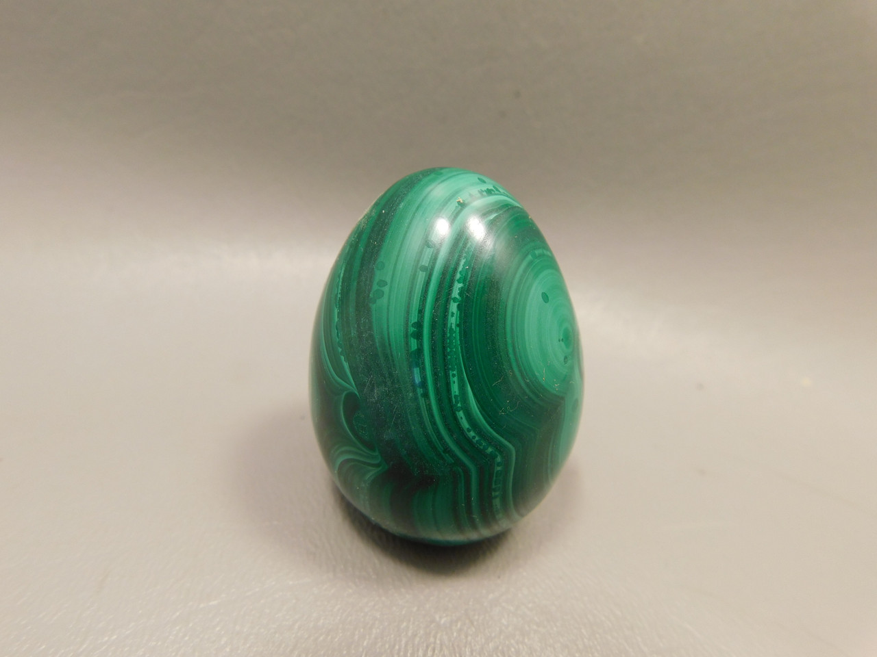 Malachite Stone Egg 1.8 inch Gemstone African Green Rock #O1