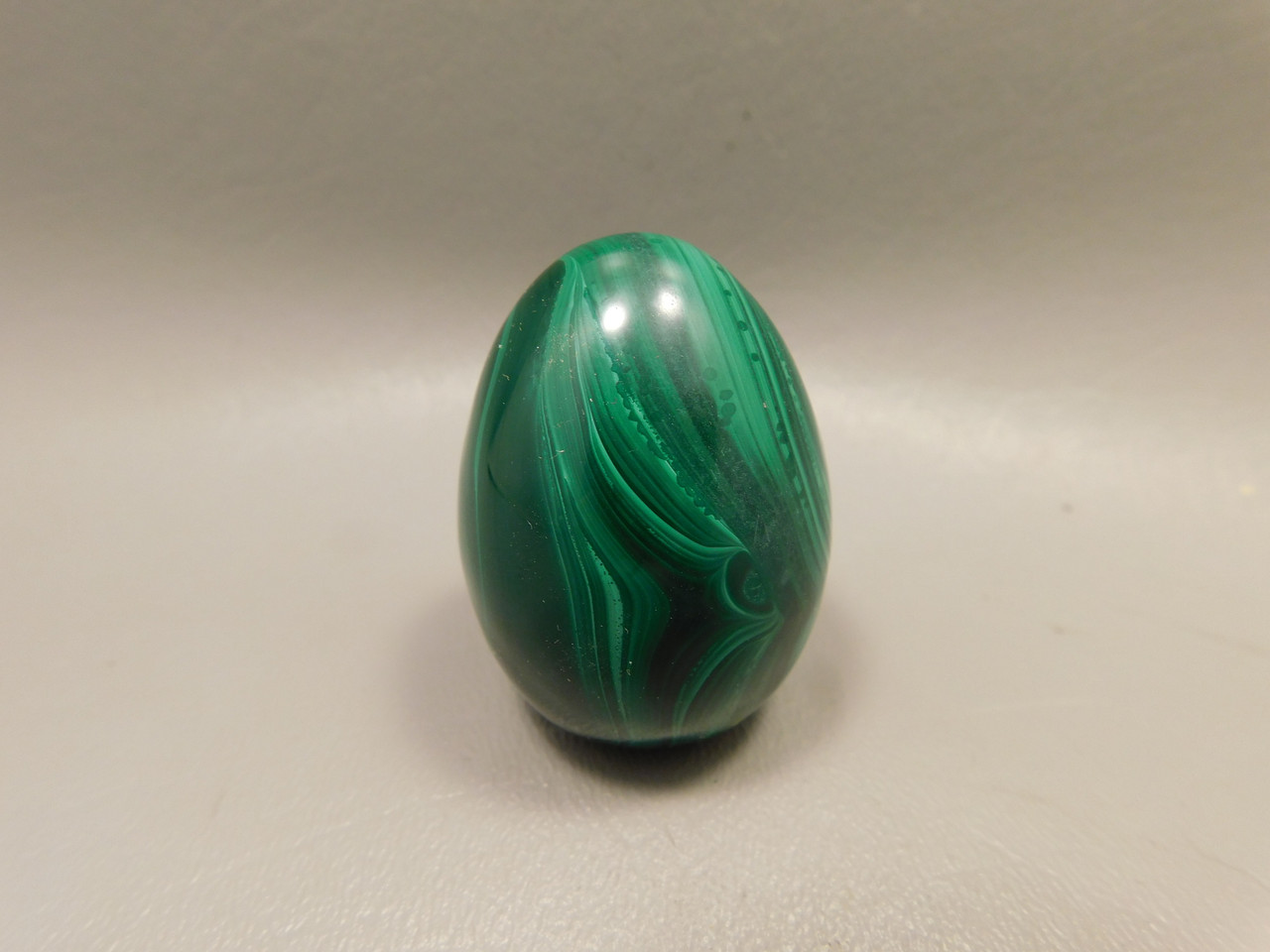 Malachite Stone Egg 1.8 inch Gemstone African Green Rock #O1