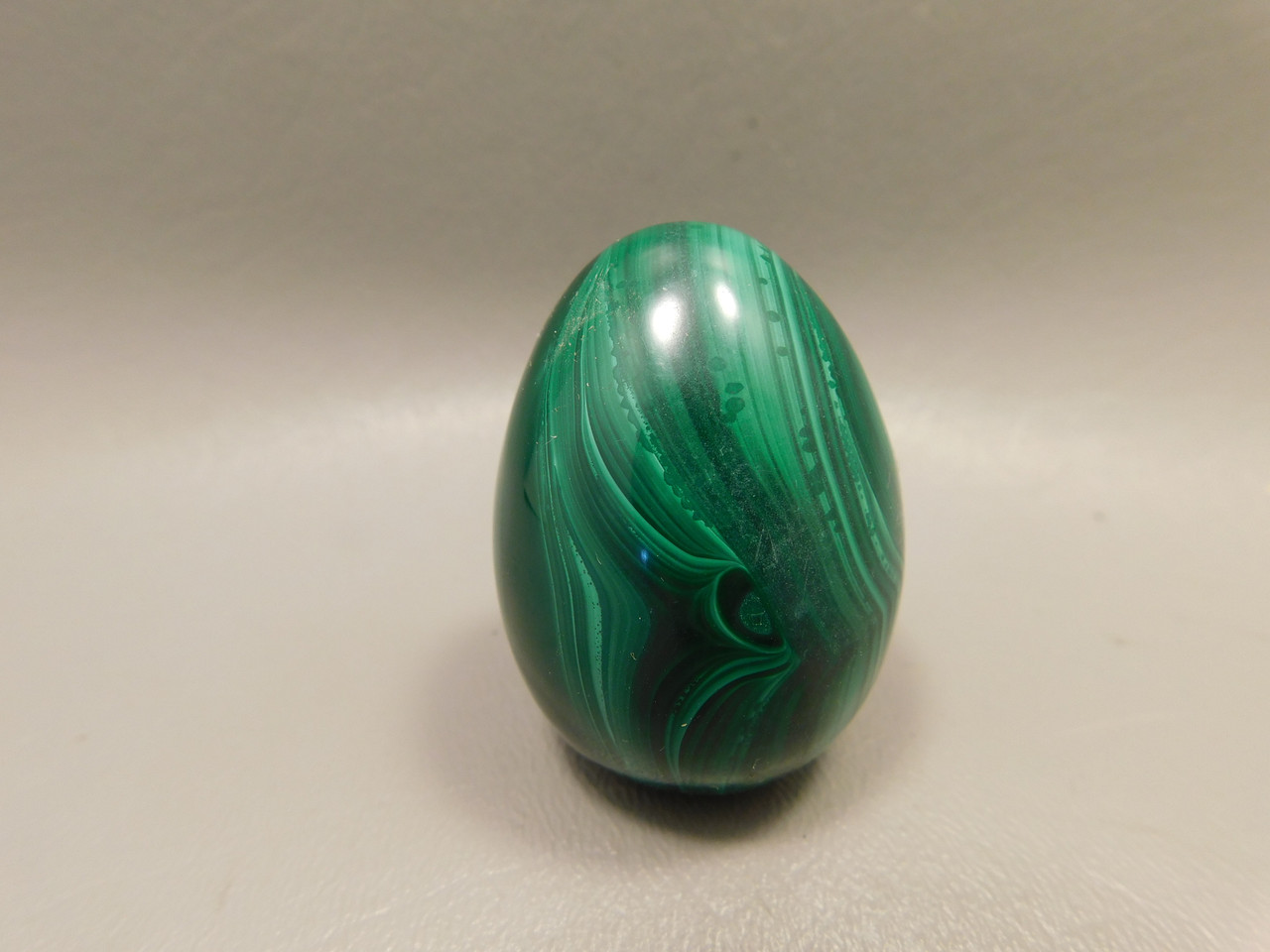 Malachite Stone Egg 1.8 inch Gemstone African Green Rock #O1