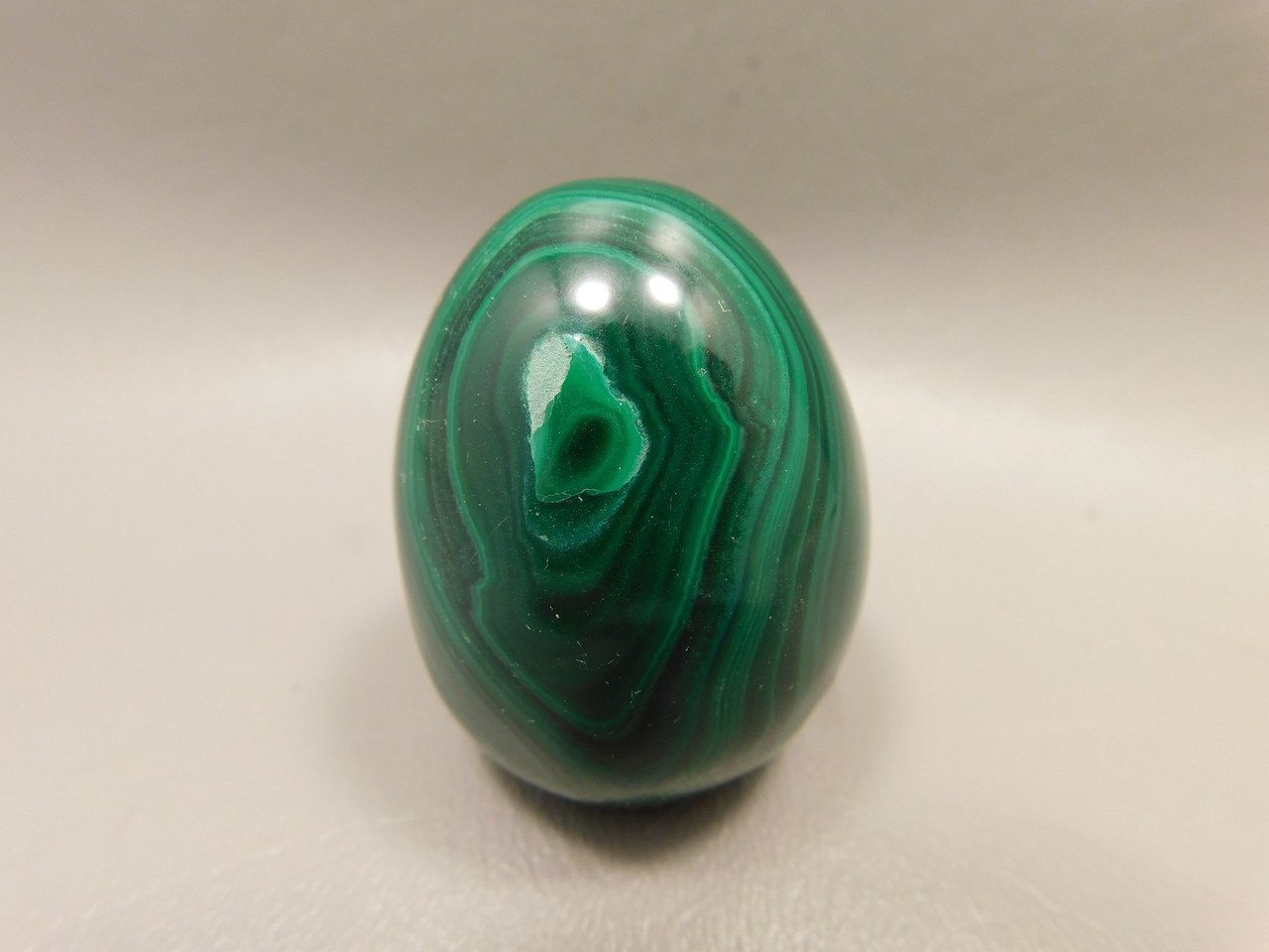 Malachite Stone Egg 1.8 inch Gemstone African Green Rock #O5