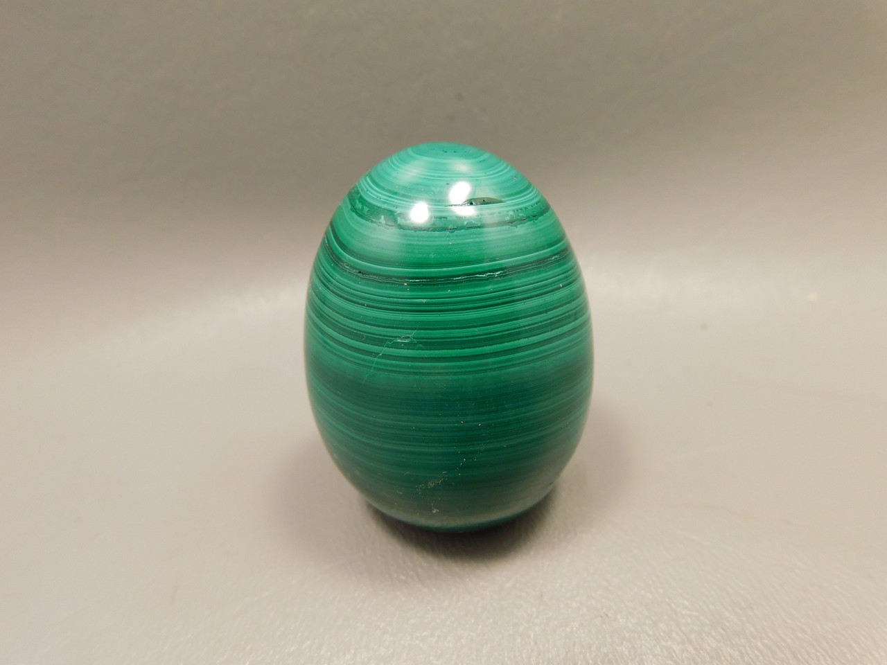 Malachite Stone Egg 2 inch Gemstone African Green Rock #O4
