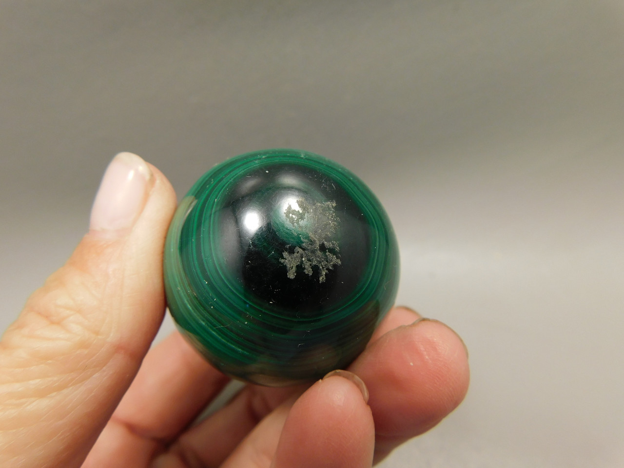 Malachite Stone Egg 2 inch Gemstone African Green Rock #O4