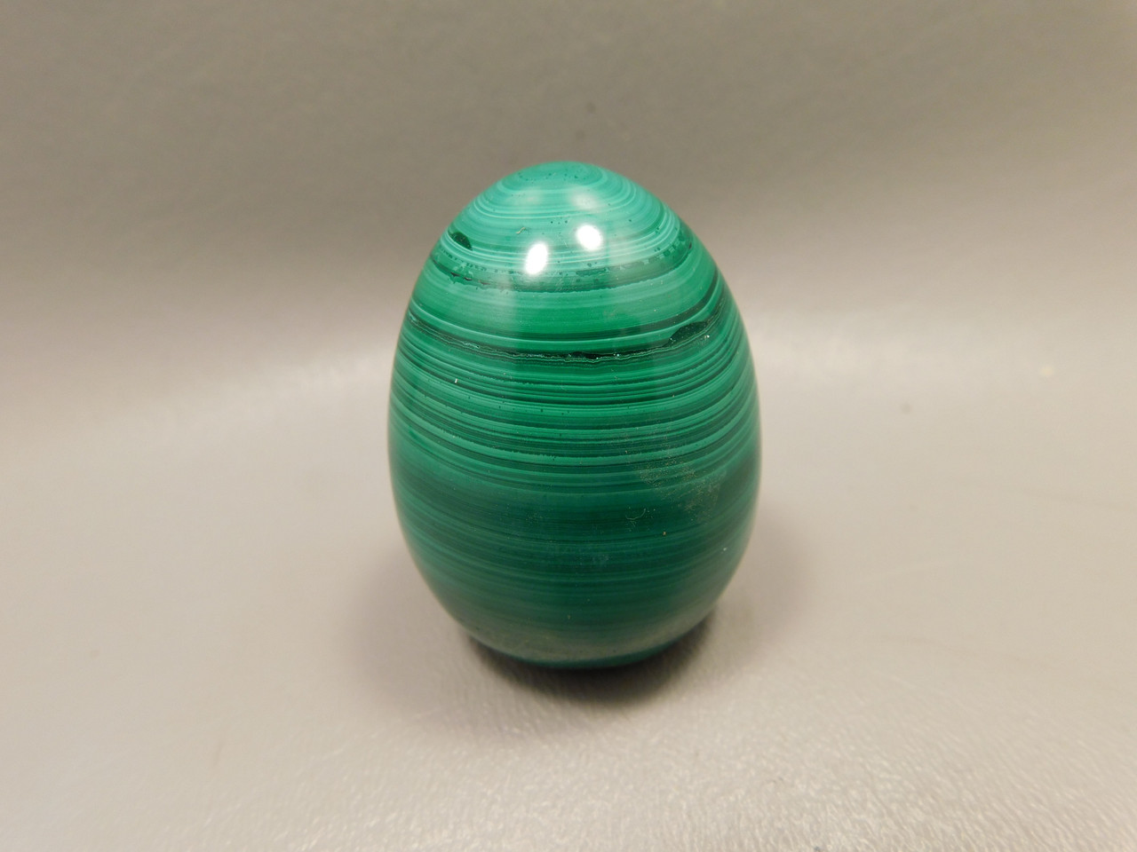 Malachite Stone Egg 2 inch Gemstone African Green Rock #O4