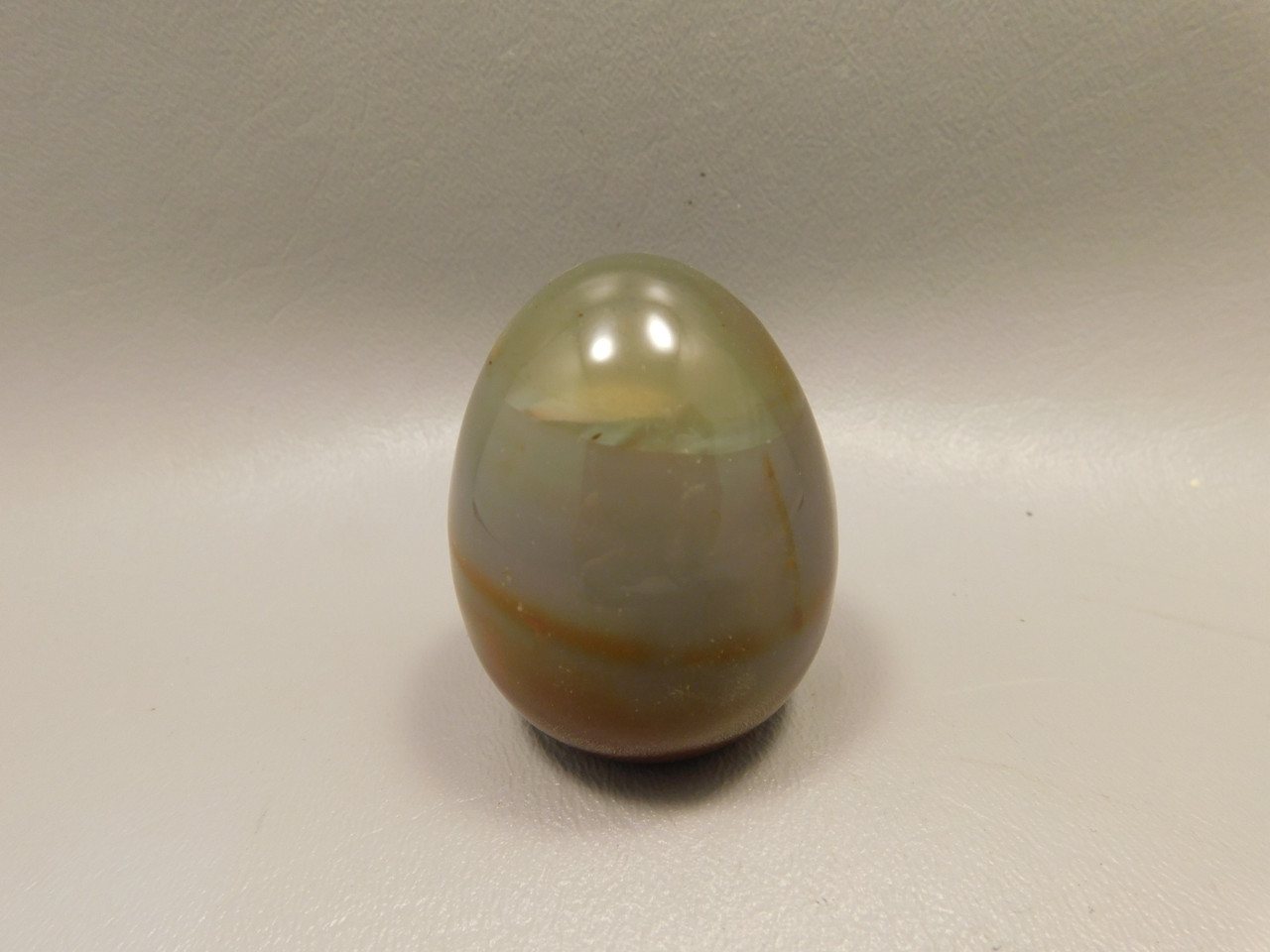 Carnelian Agate Egg Shaped Stone 2 inch Orange Gemstone #O13