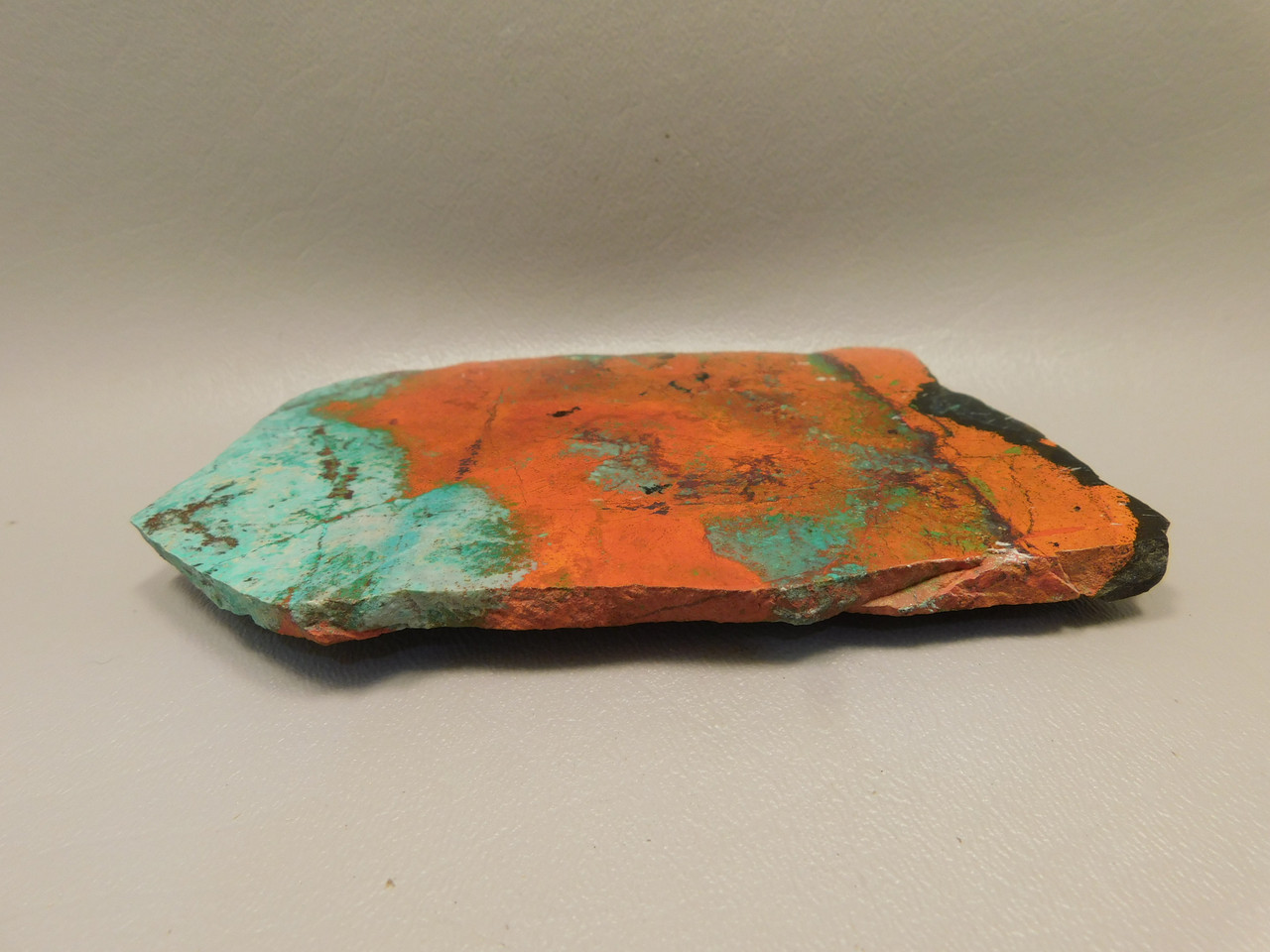Sonora Sunset Polished Stone Slab Chrysocolla Cuprite #O14