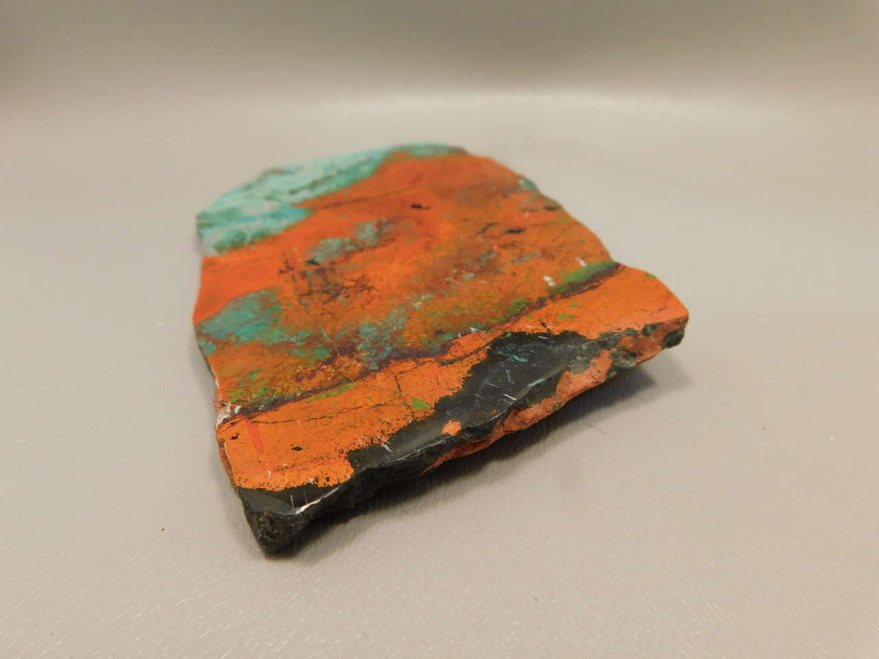 Sonora Sunset Polished Stone Slab Chrysocolla Cuprite #O14