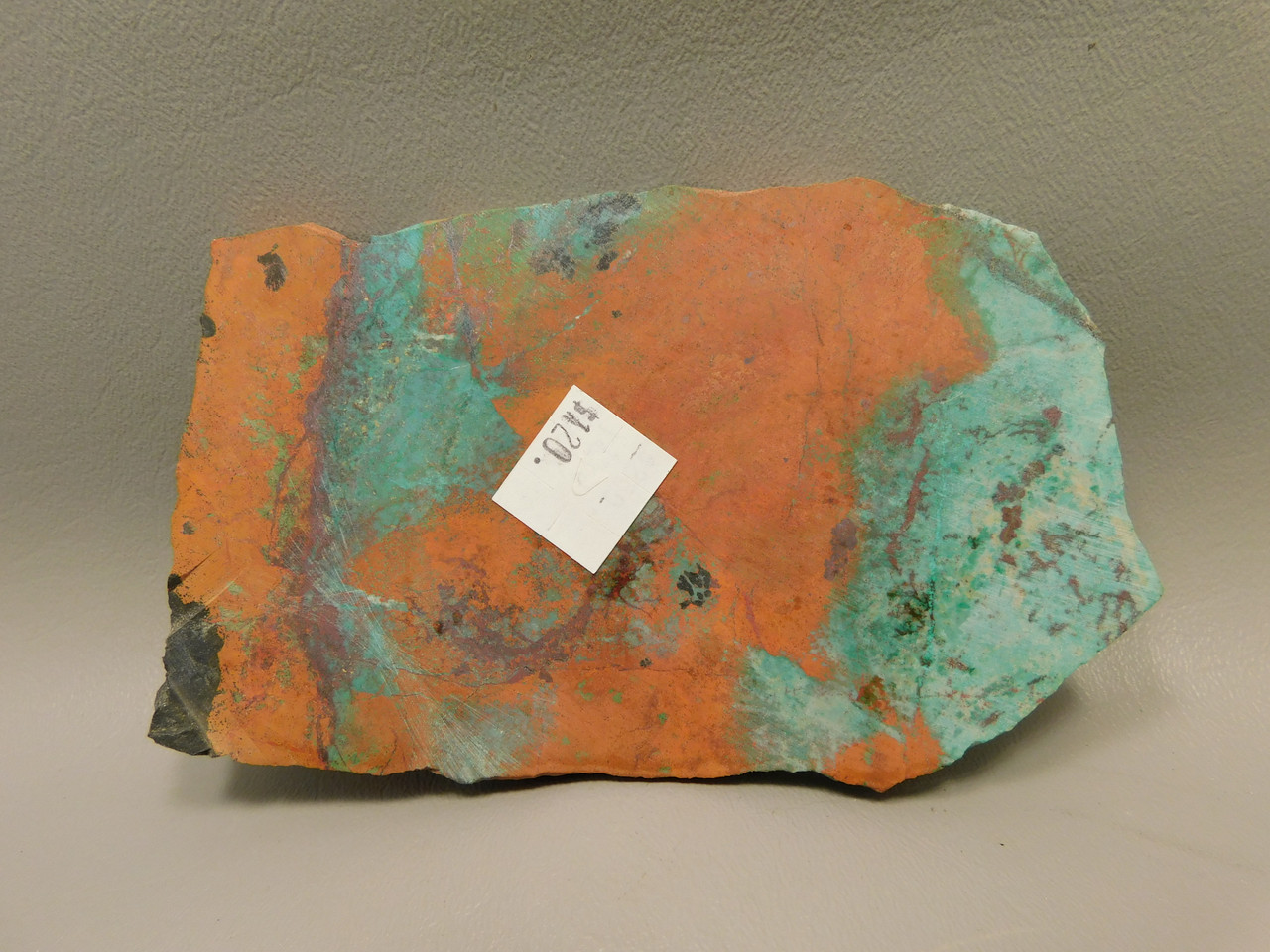 Sonora Sunset Polished Stone Slab Chrysocolla Cuprite #O14