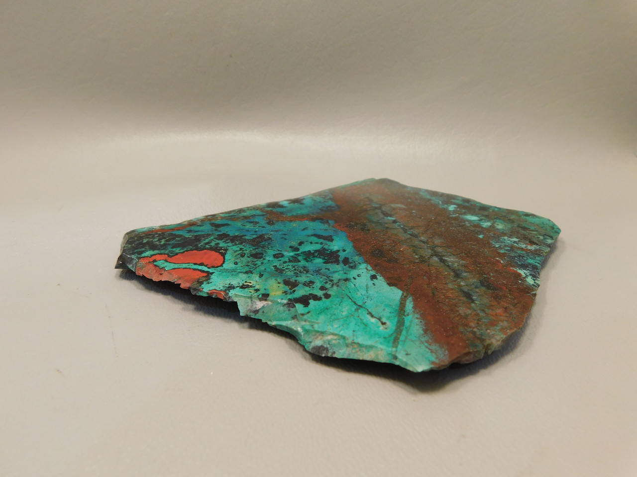 Sonora Sunset Polished Stone Slab Chrysocolla Cuprite #O13
