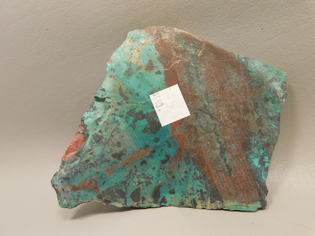 Sonora Sunset Polished Stone Slab Chrysocolla Cuprite #O13