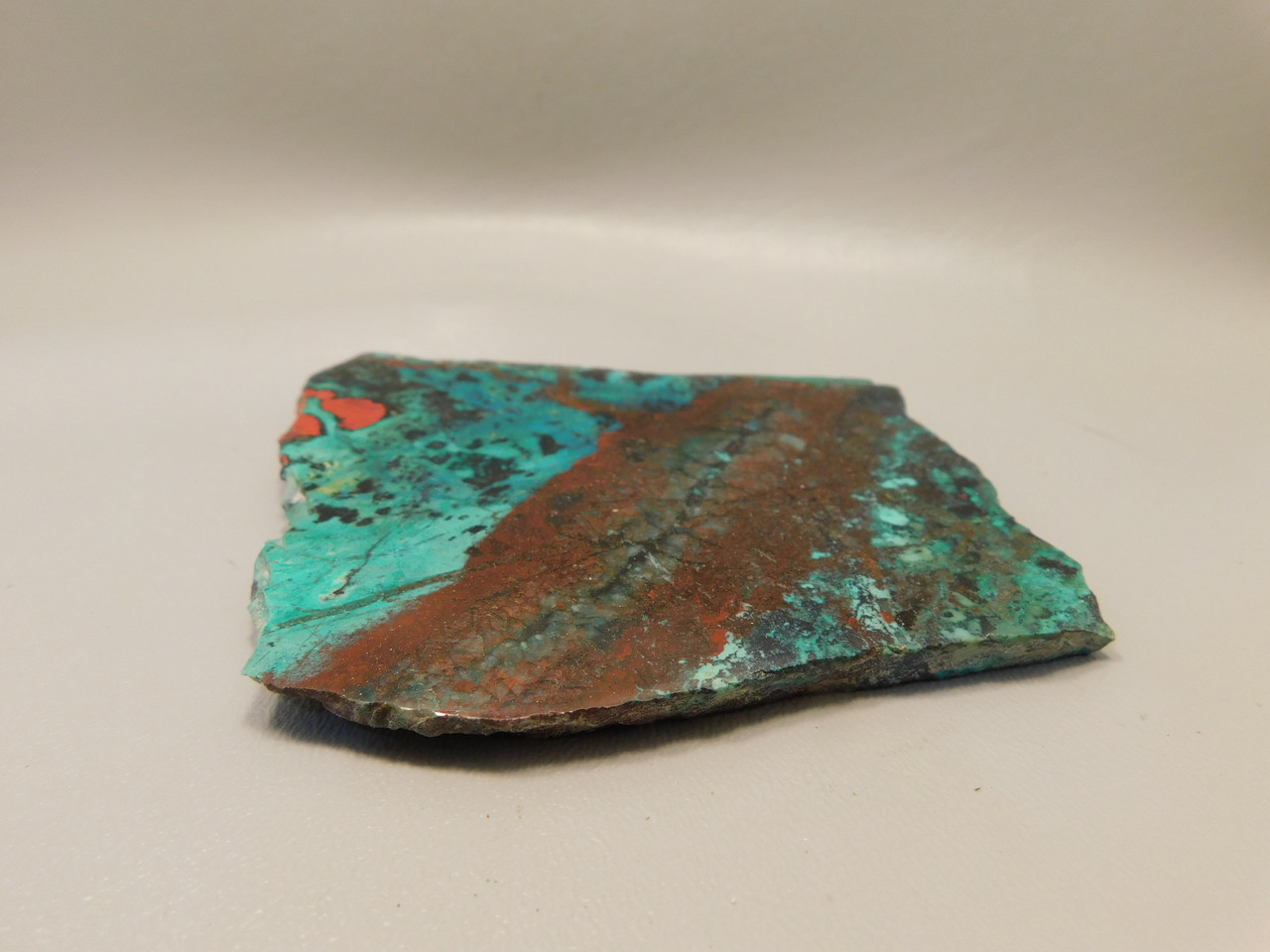 Sonora Sunset Polished Stone Slab Chrysocolla Cuprite #O13