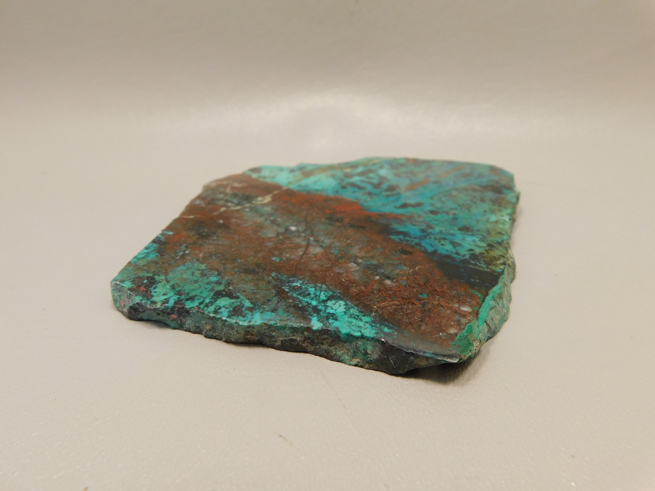 Sonora Sunset Polished Stone Slab Chrysocolla Cuprite #O18