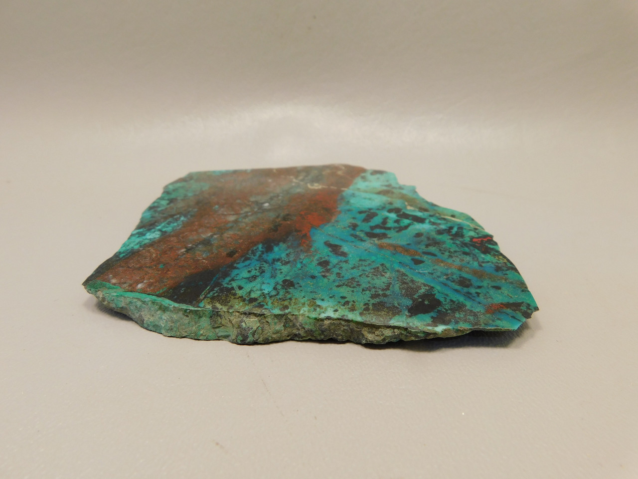 Sonora Sunset Polished Stone Slab Chrysocolla Cuprite #O18