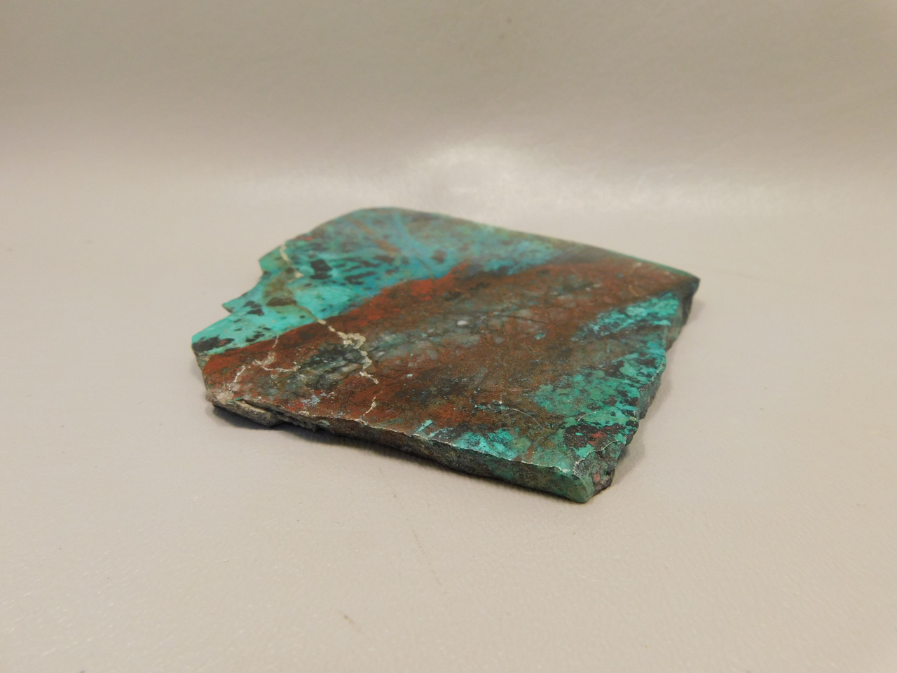 Sonora Sunset Polished Stone Slab Chrysocolla Cuprite #O18