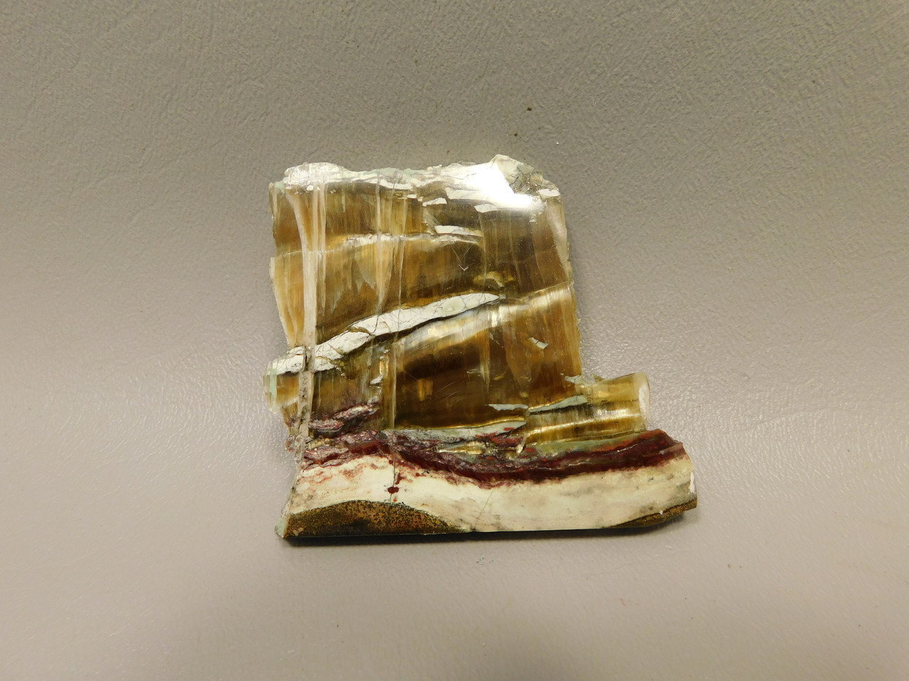 Arizona Pietersite Polished Stone Slab Chatoyant Tiger Eye #O13