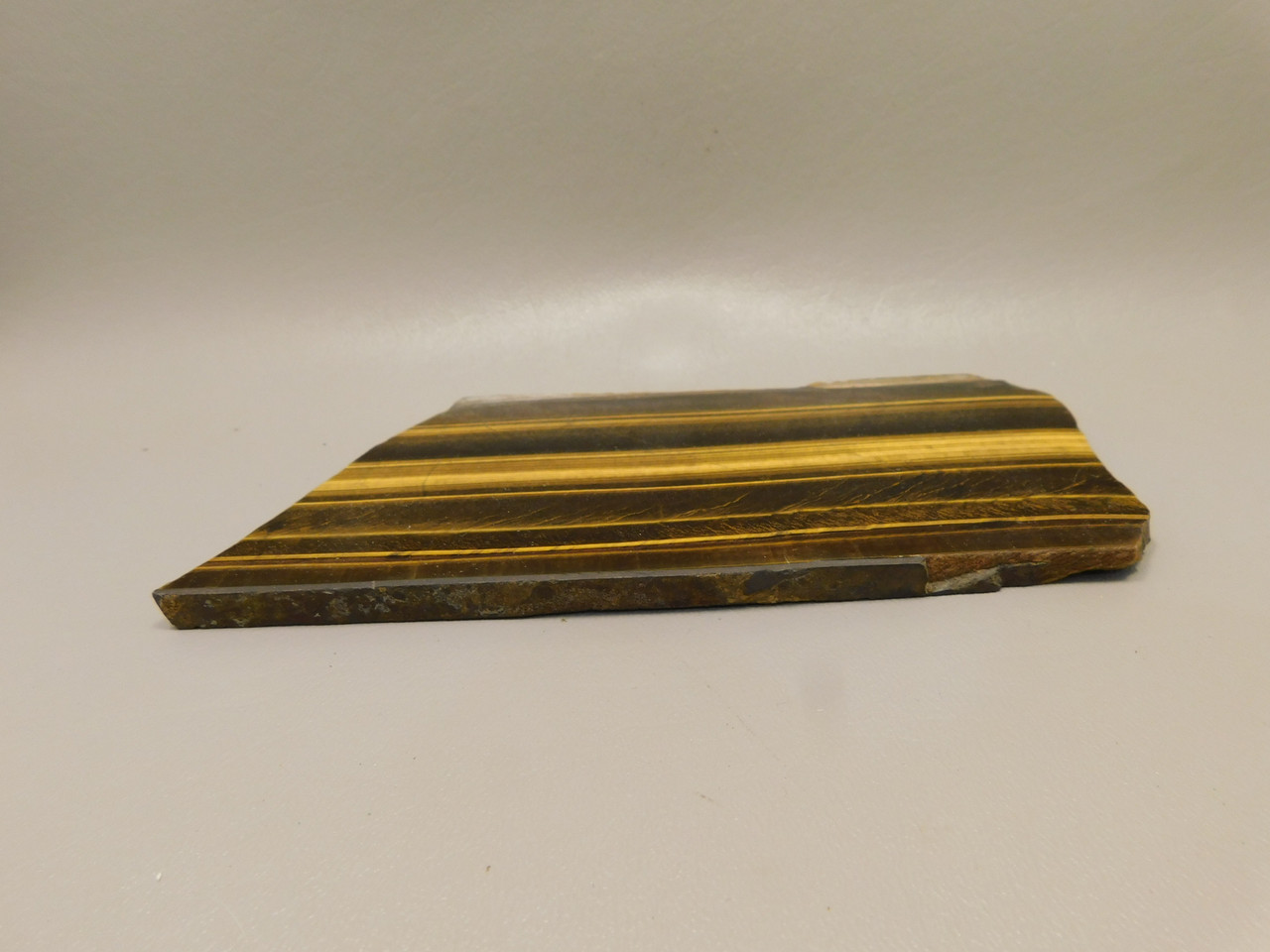 Tiger-eye Polished Stone Slab Chatoyant Tiger's Eye #O2