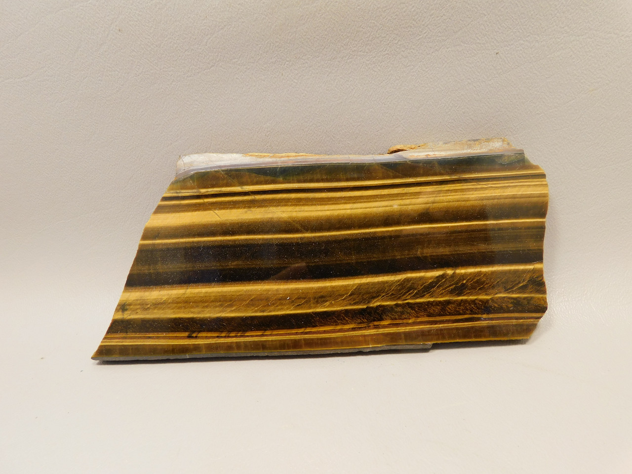 Tiger-eye Polished Stone Slab Chatoyant Tiger's Eye #O2