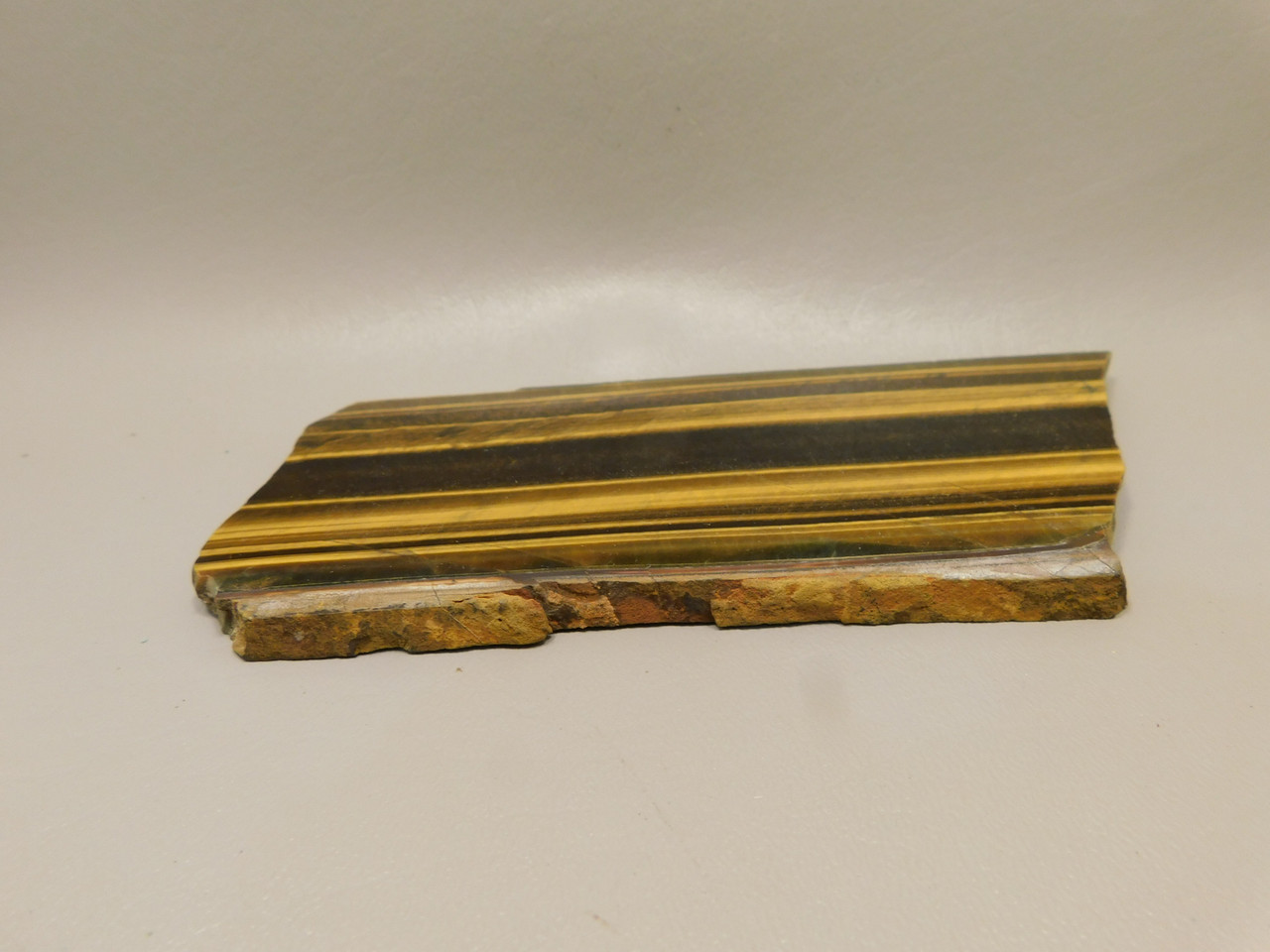 Tiger-eye Polished Stone Slab Chatoyant Tiger's Eye #O2