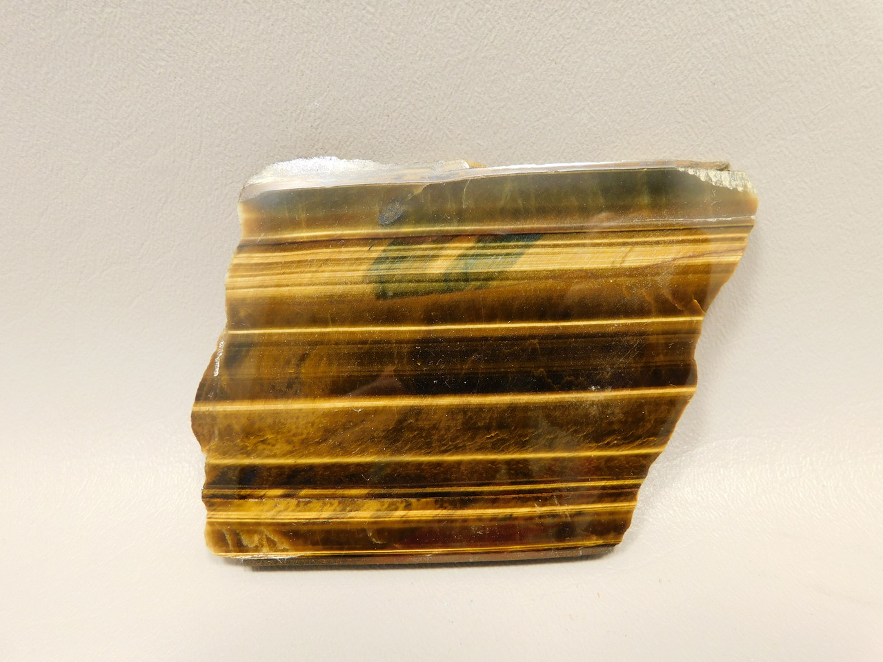 Tiger-eye Polished Stone Slab Chatoyant Tiger's Eye #O3
