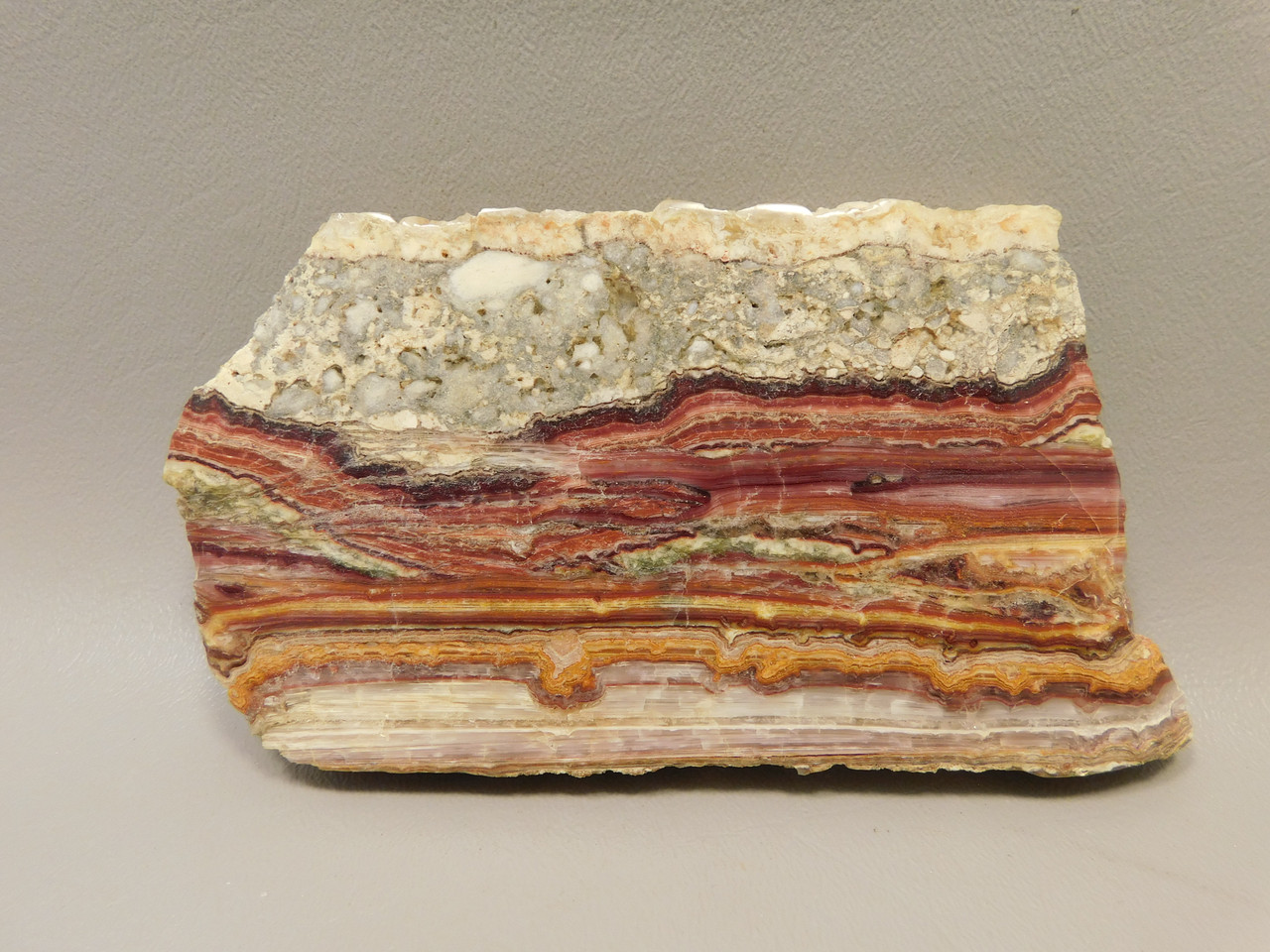Candy Opal Polished Stone Slab aka Bubble or Bacon Opal #O13