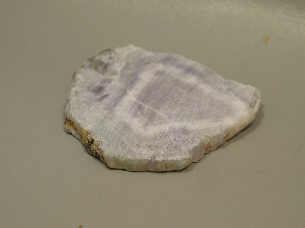 Chevron Amethyst Stone Slab Purple Gemstone Rough Rock #O2