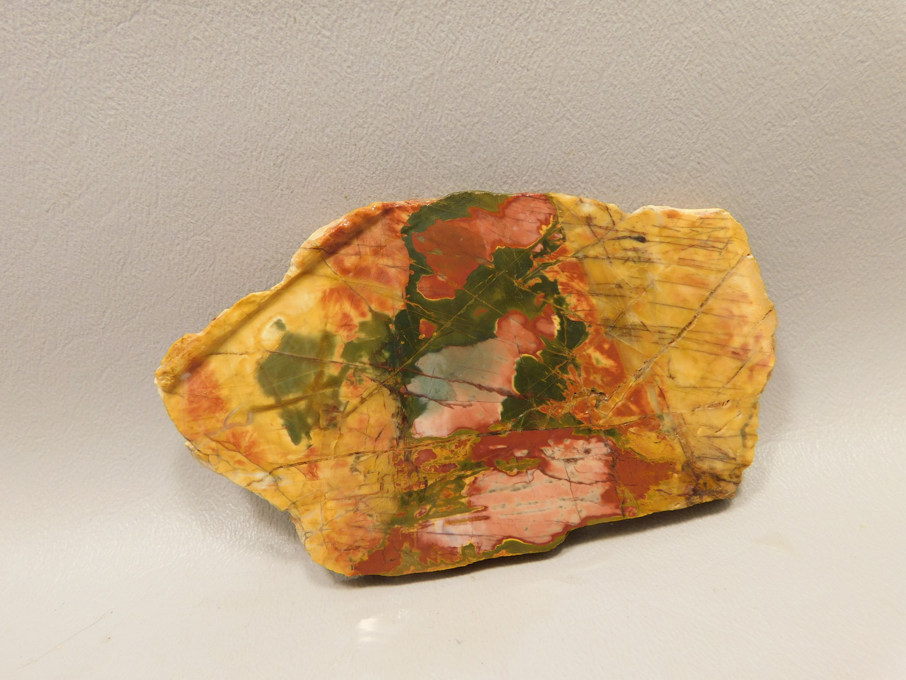 Cherry Creek Jasper Unpolished Rock Stone Slab Red Creek #O5