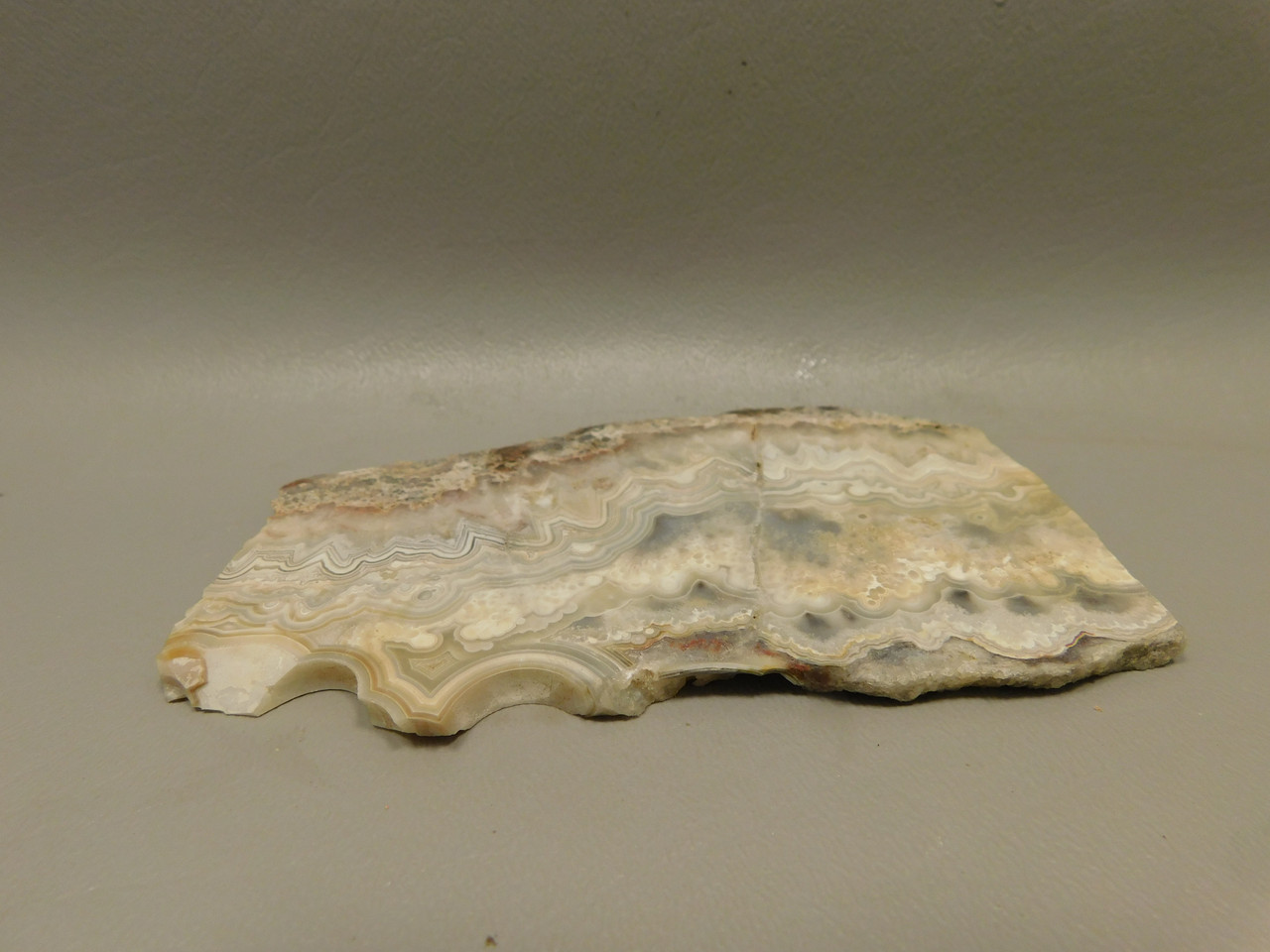 Crazy Lace Agate Stone Slab Unpolished Rock Mexico #O20