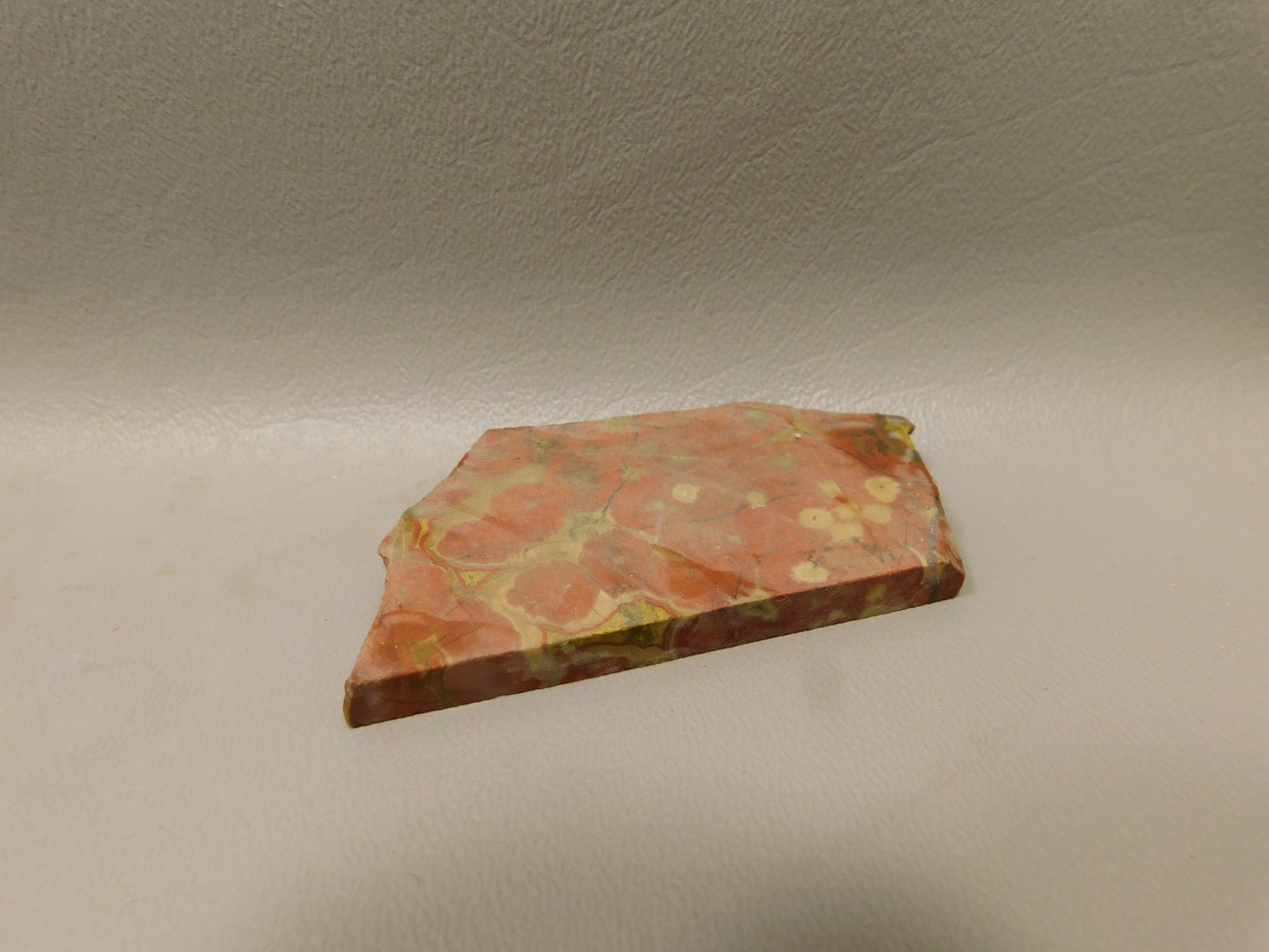 Morgan Hill Poppy Jasper Lapidary Rough Rock Stone Slab #O2