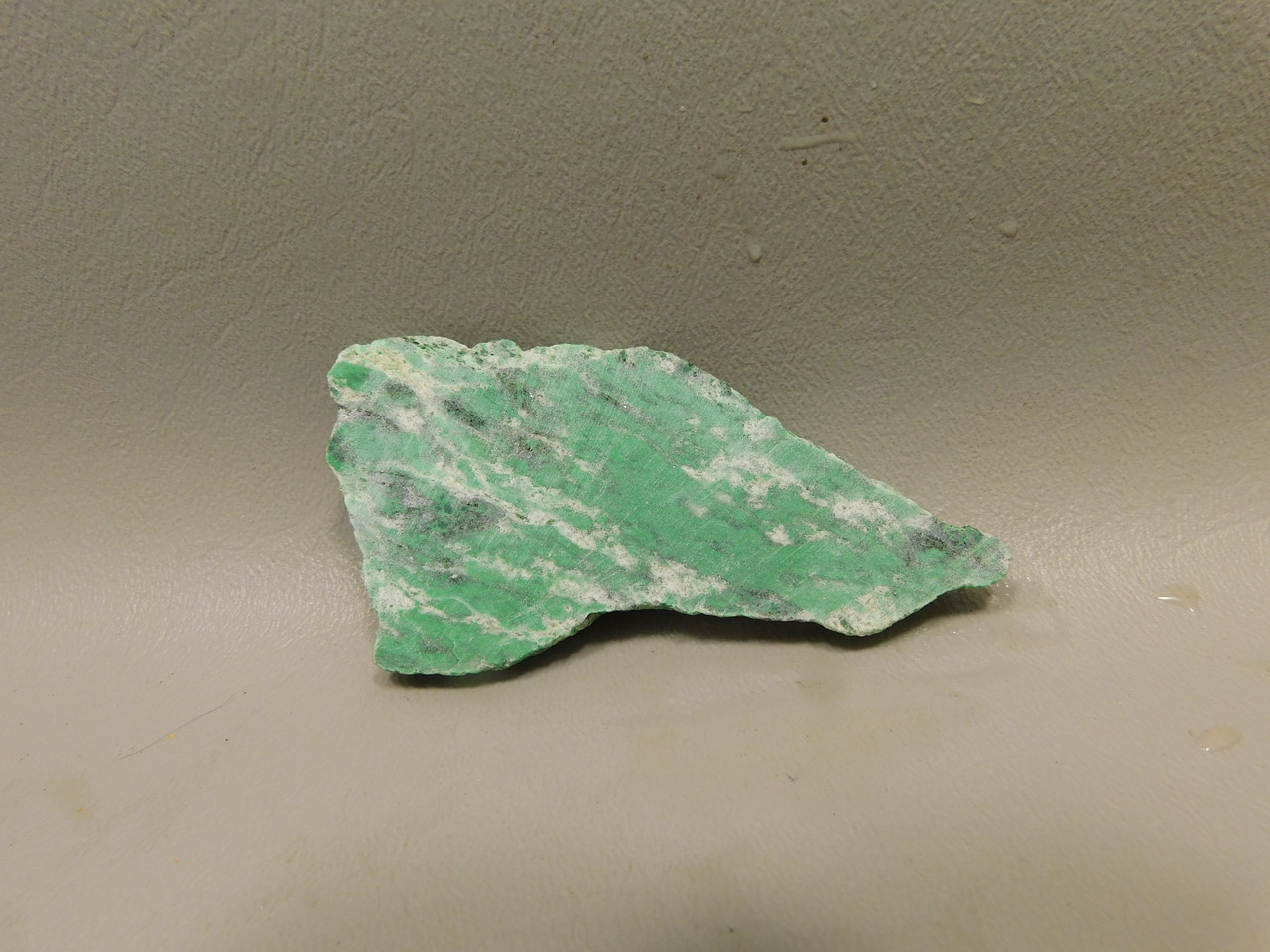 Maw Sit Sit Unpolished Stone Slab Green Jade Small Rock #O13