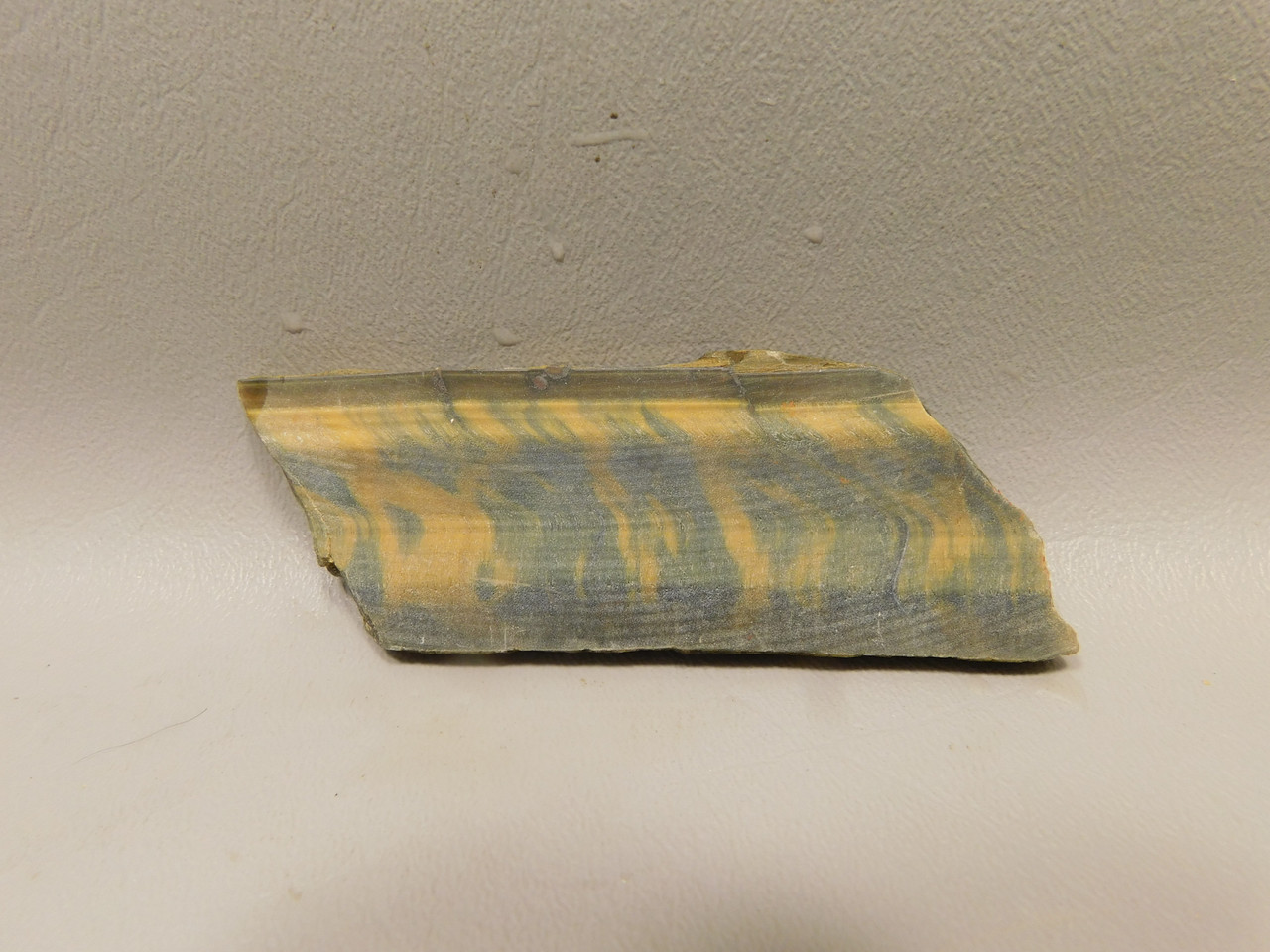 Tiger-eye Rough Rock Yellow Blue Tiger's Eye Stone Slab Cabbing #O12