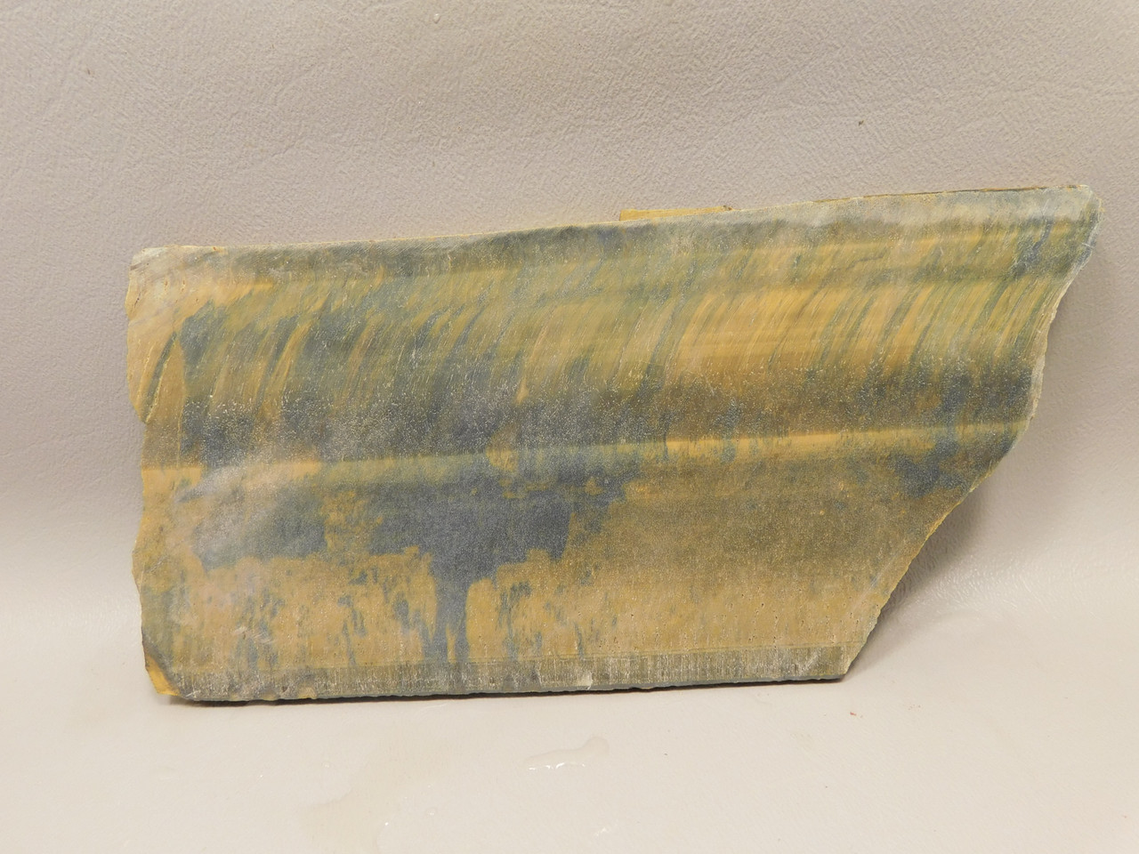 Tiger-eye Rough Rock Yellow Blue Tiger's Eye Stone Slab Cabbing #O5