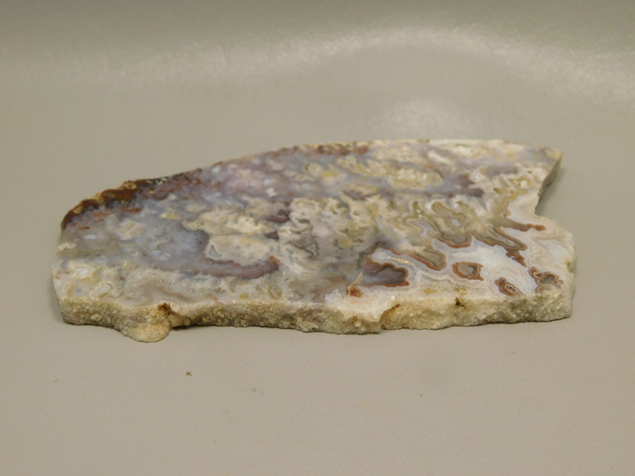 Red and Purple Crazy Lace Agate Polished Rock Stone Slab Mexico #O4