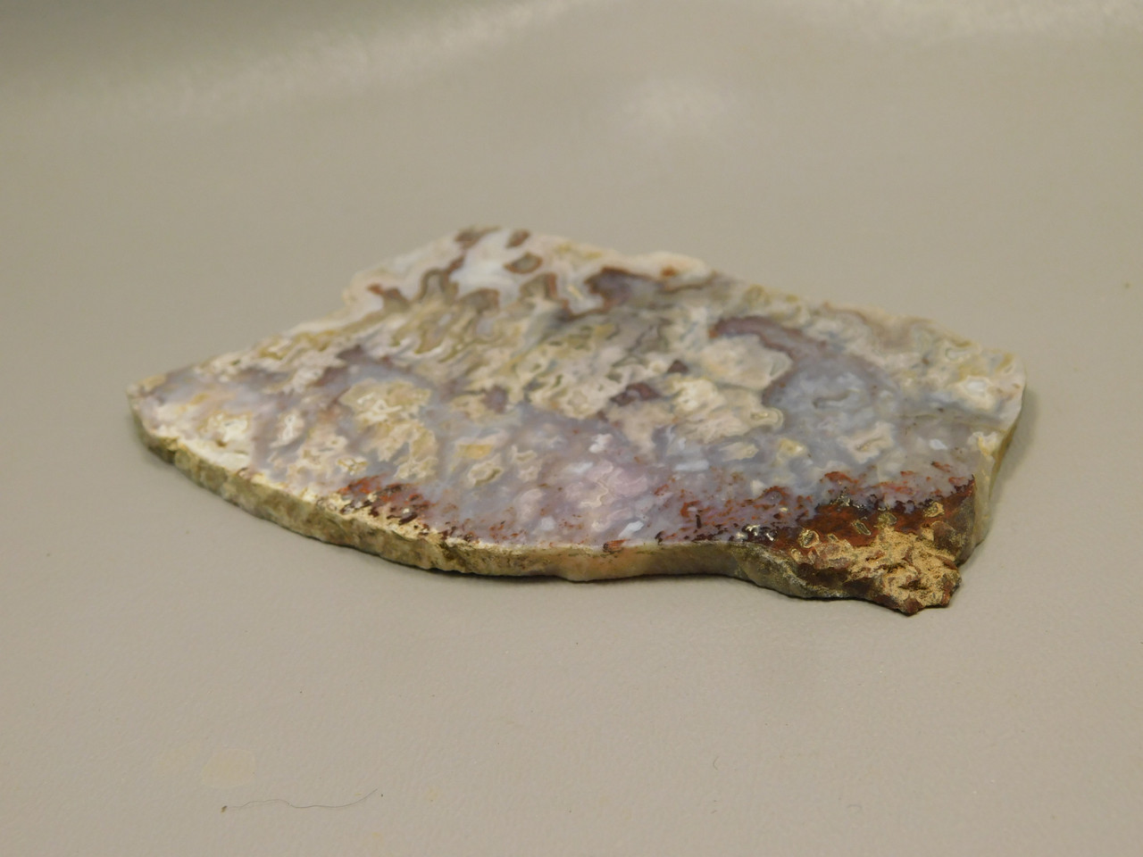 Red and Purple Crazy Lace Agate Polished Rock Stone Slab Mexico #O4