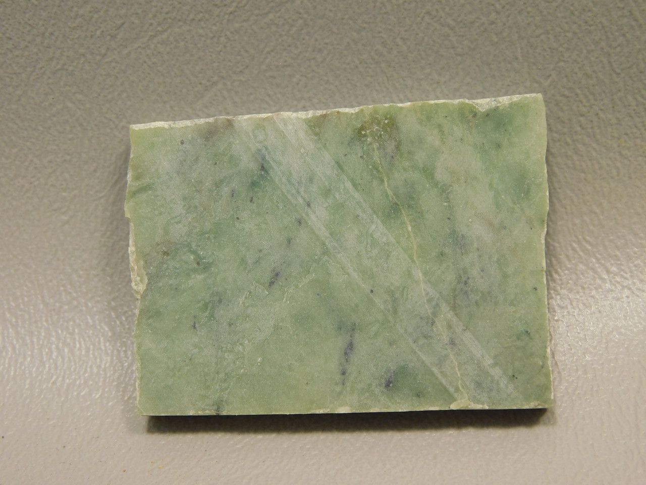 California Green Nephrite Jade Unpolished Stone Slab Rough Rock #O1