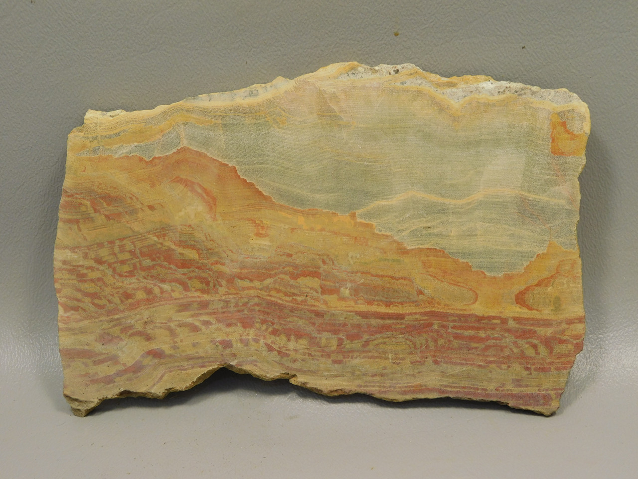 Mayer Onyx Stone Slab Rough Rock Picture Travertine Arizona #O3