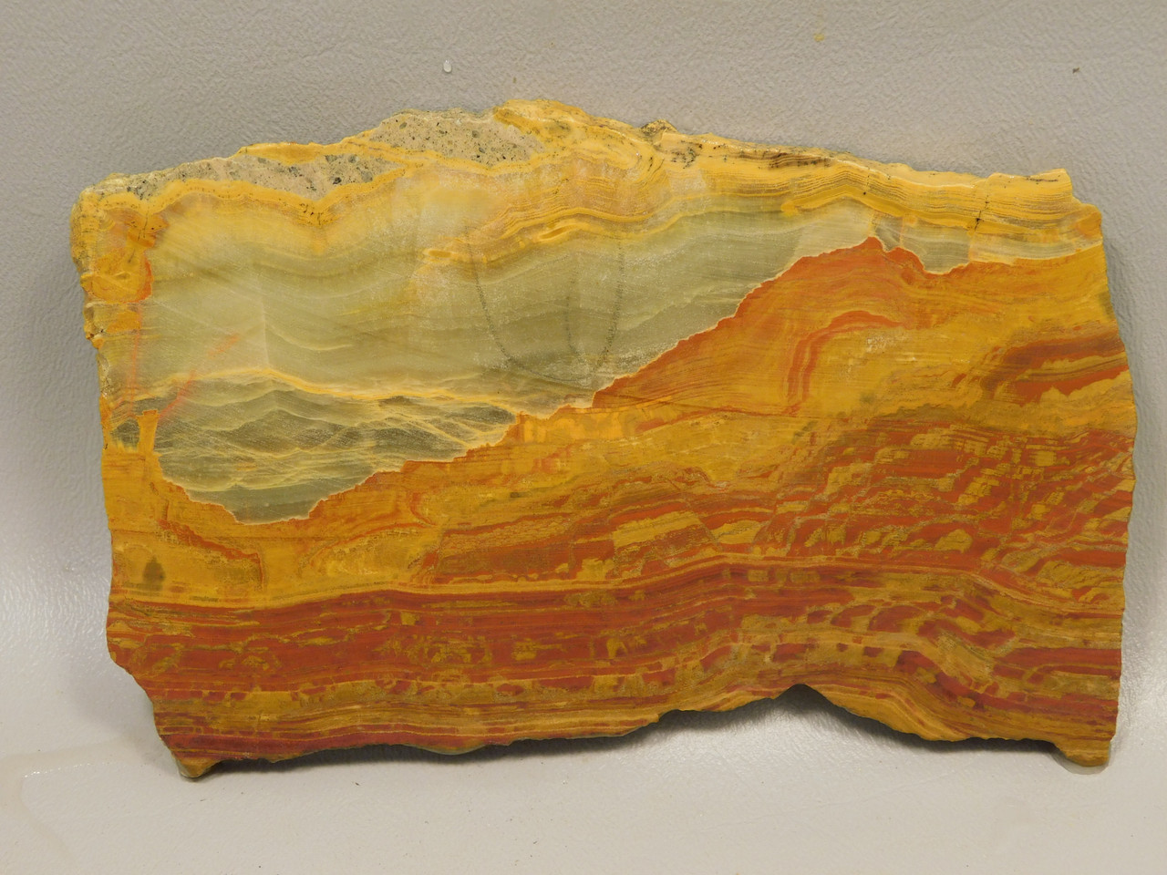 Mayer Onyx Stone Slab Rough Rock Picture Travertine Arizona #O3