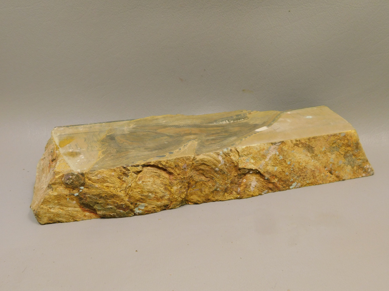 Tiger-eye Rough Rock Yellow Tiger's Eye Lapidary Cabbing #O20
