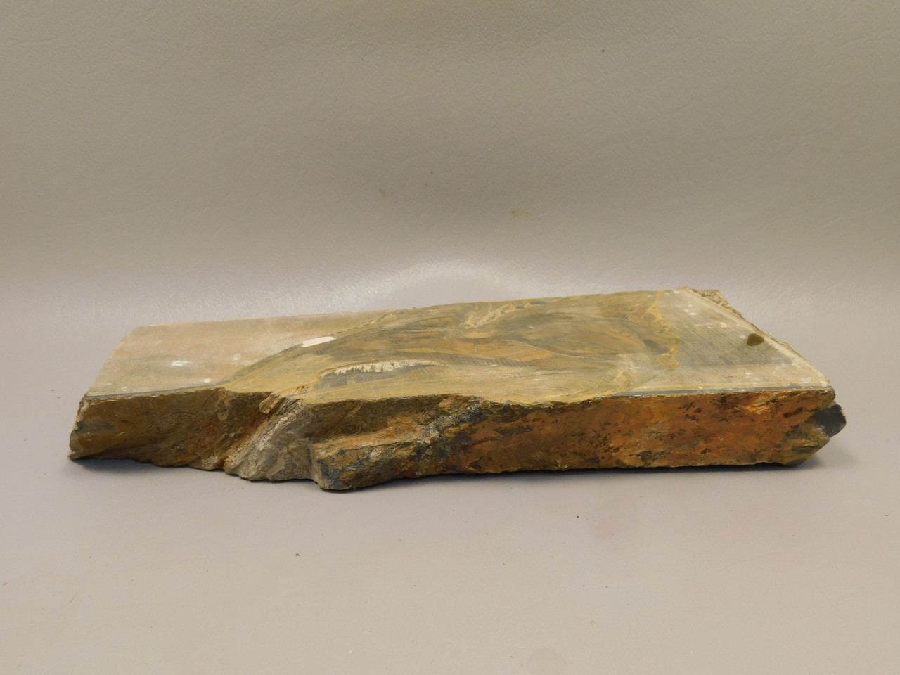 Tiger-eye Rough Rock Yellow Tiger's Eye Lapidary Cabbing #O20