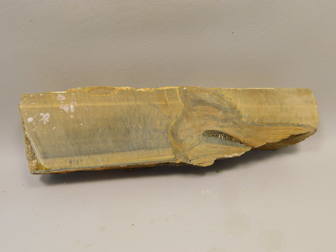 Tiger-eye Rough Rock Yellow Tiger's Eye Lapidary Cabbing #O20