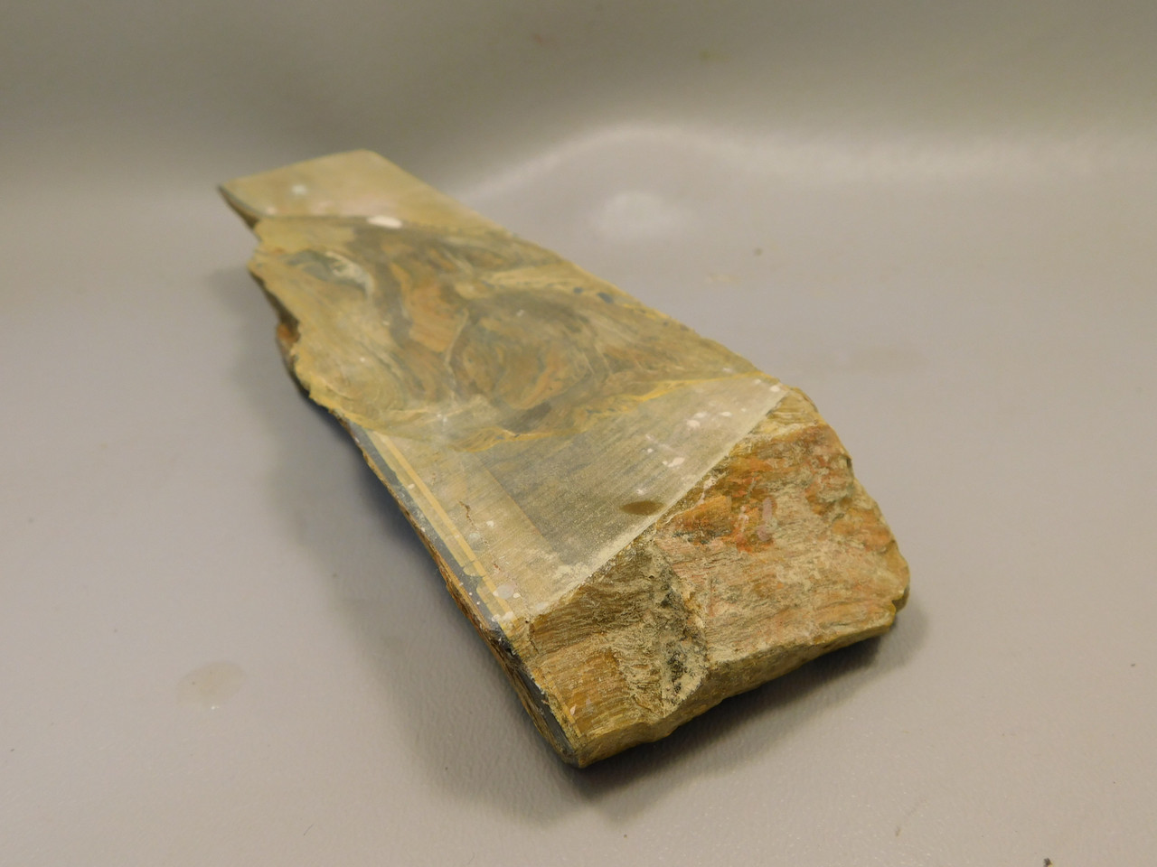 Tiger-eye Rough Rock Yellow Tiger's Eye Lapidary Cabbing #O20