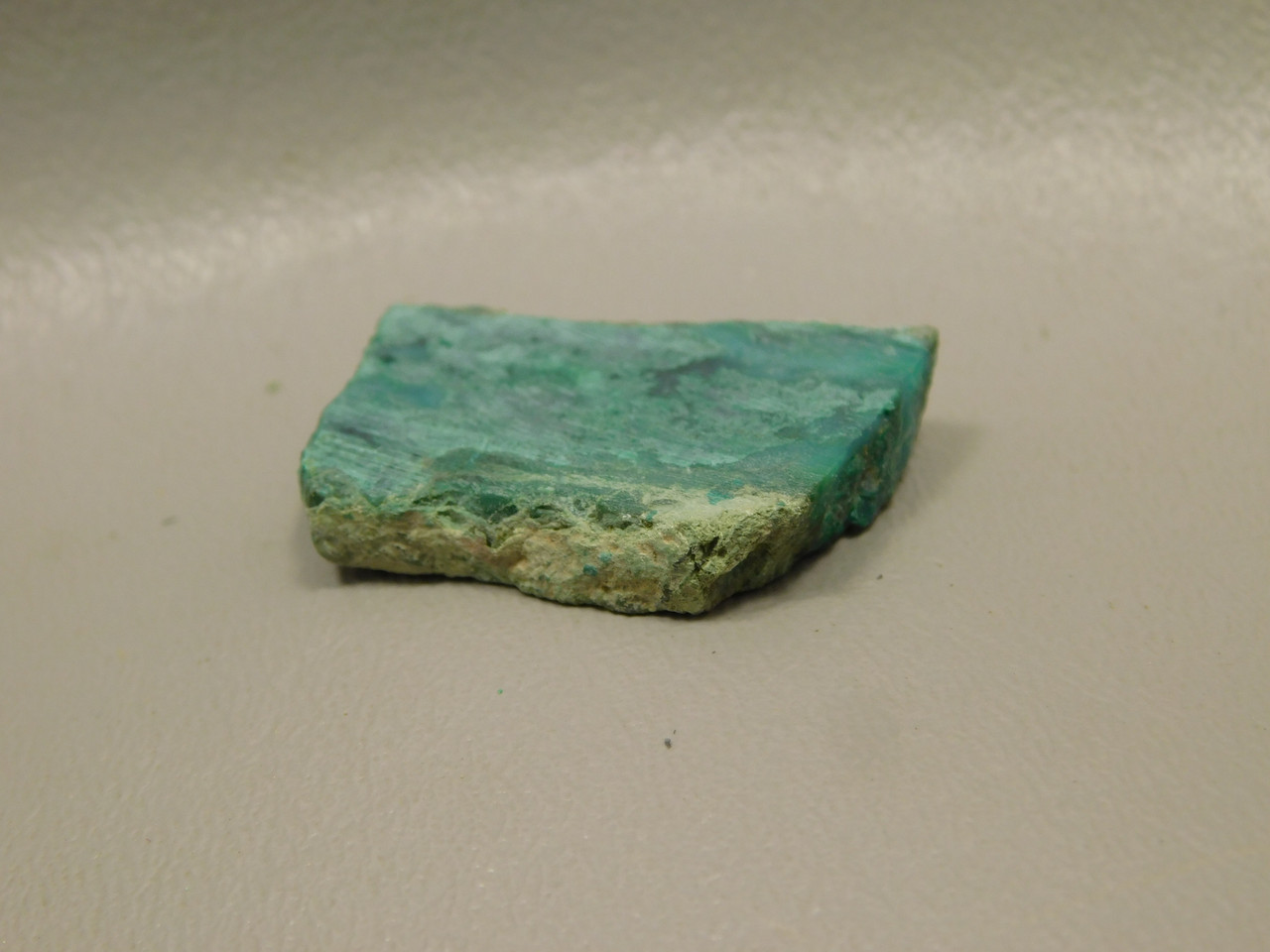 Gem Silica Chrysocolla Inspiration Mine Unpolished Stone Slab #O200