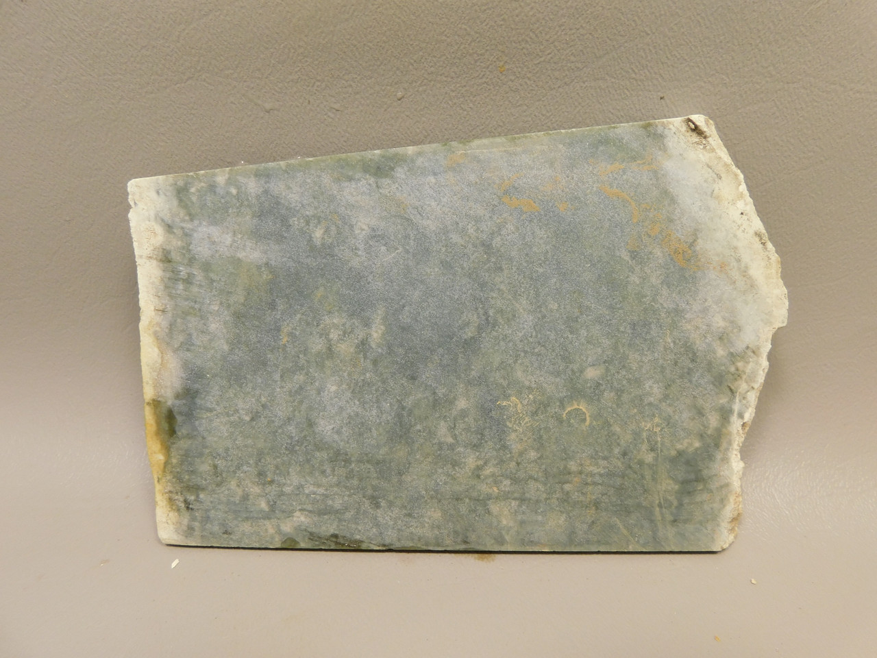 California Green Nephrite Jade Unpolished Stone Slab Rough Rock #O22