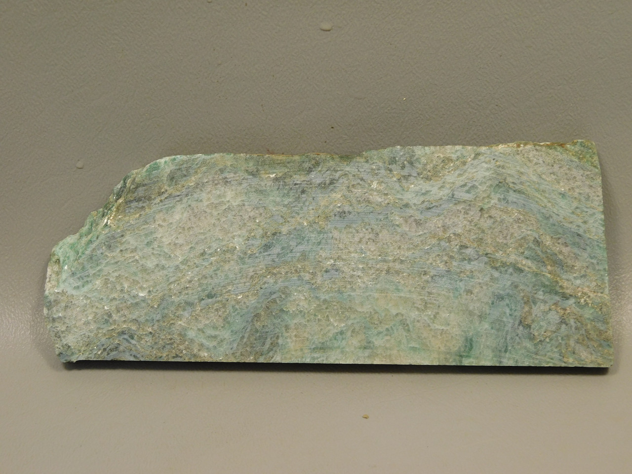 Green Aventurine Unpolished Stone Slab Lapidary Rock California #O10