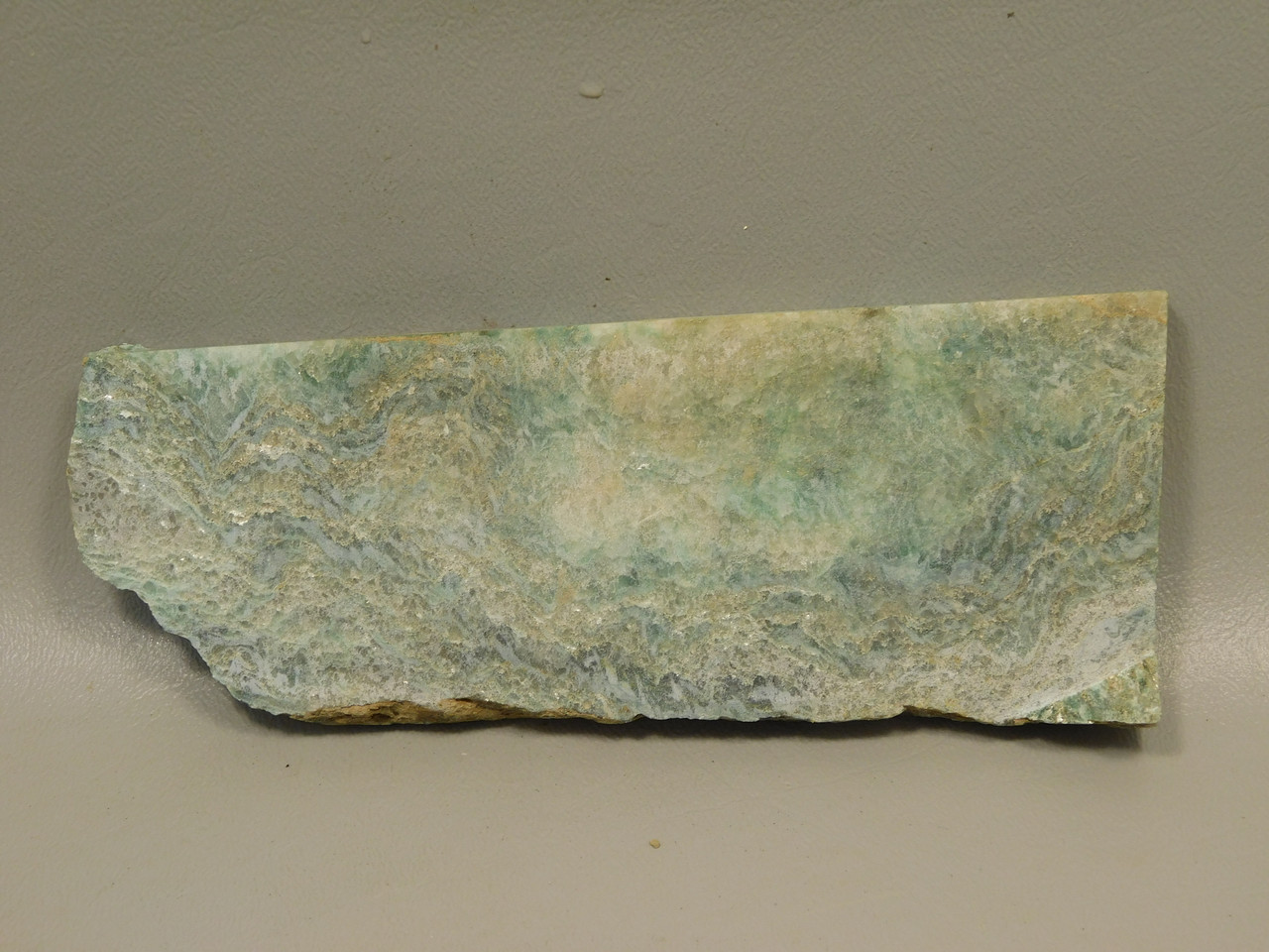 Green Aventurine Unpolished Stone Slab Lapidary Rock California #O10