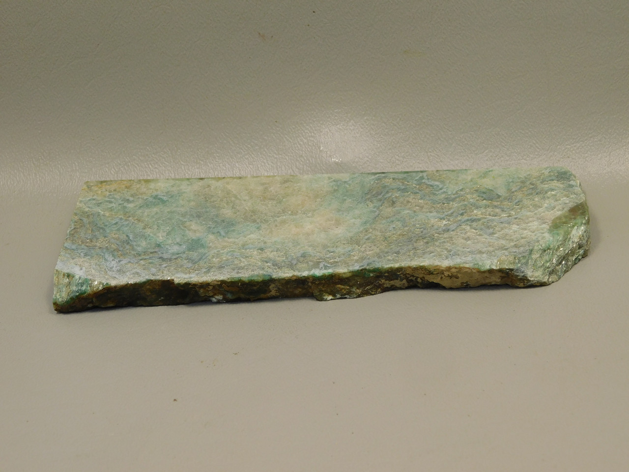 Green Aventurine Unpolished Stone Slab Lapidary Rock California #O11