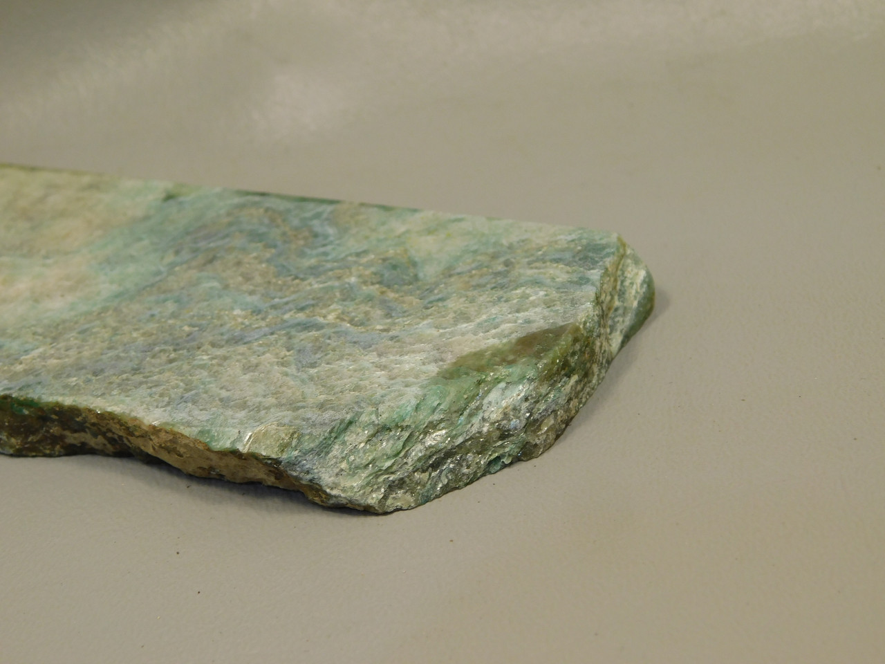 Green Aventurine Unpolished Stone Slab Lapidary Rock California #O11