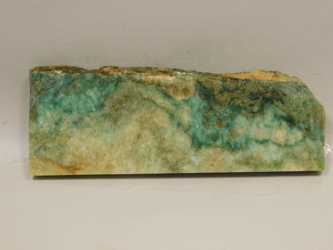 Green Aventurine Unpolished Stone Slab Lapidary Rock California #O11