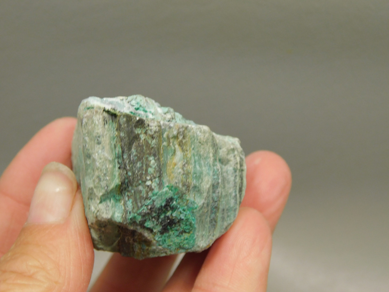 Drusy Chrysocolla Mineral Specimen Blue Druse Green Malachite #O2